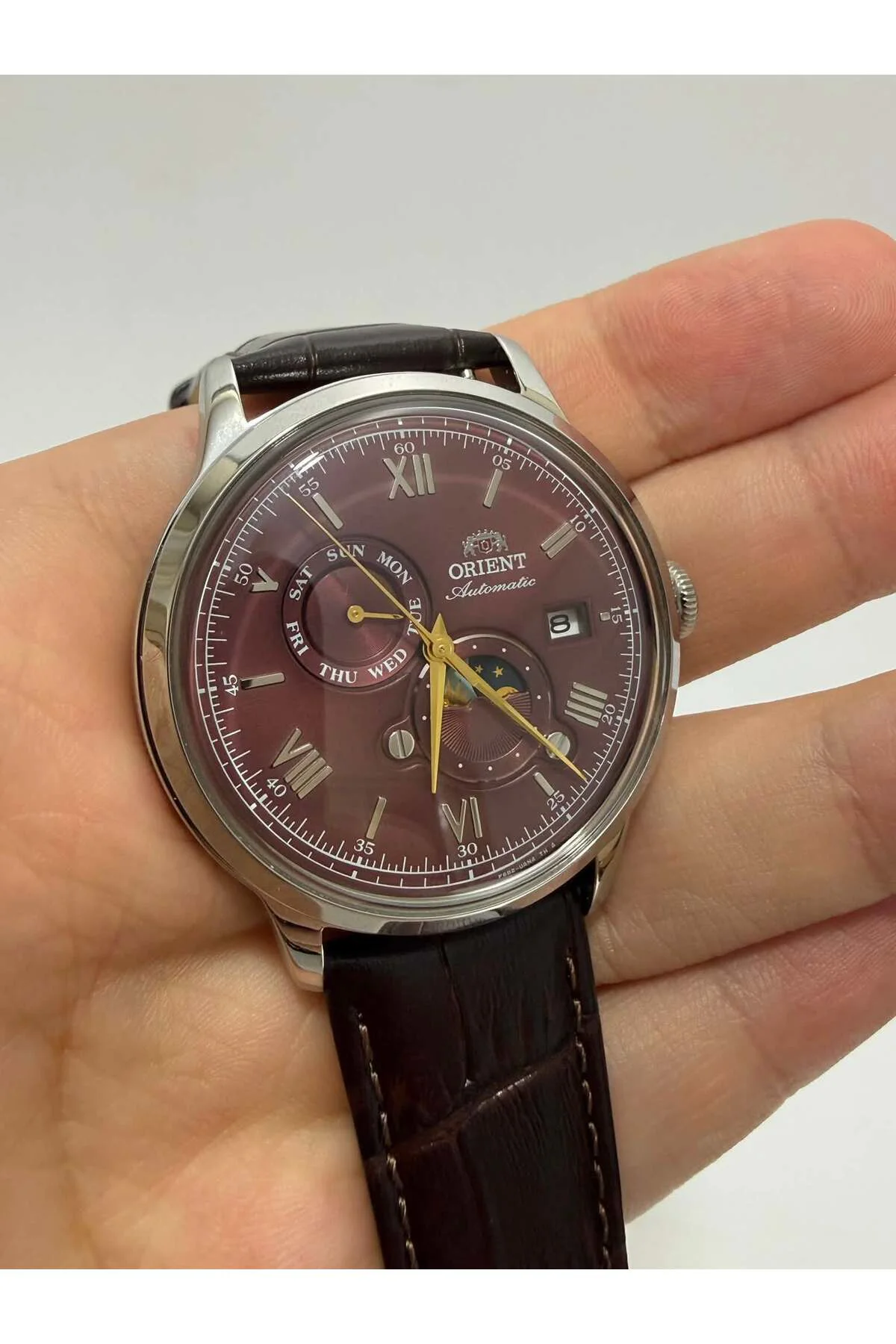 Bambino Sun & Moon 41,5mm Otomatik Erkek Kol Saati RA-AK0807R30B