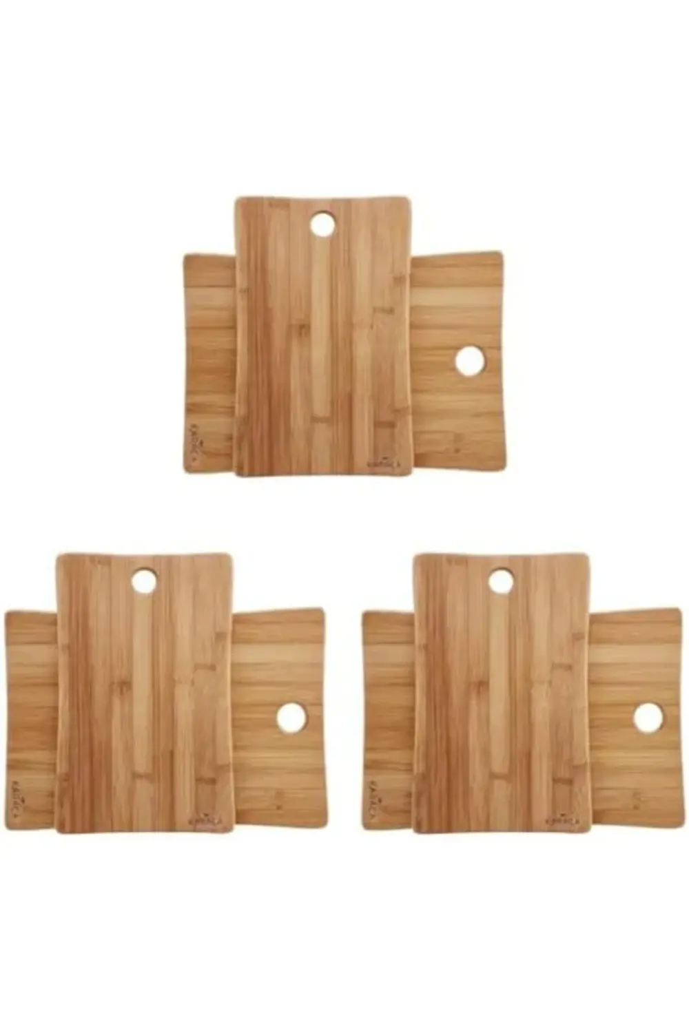 Bamboo 2'li Kesme Tahtası 3lü paket 1178227