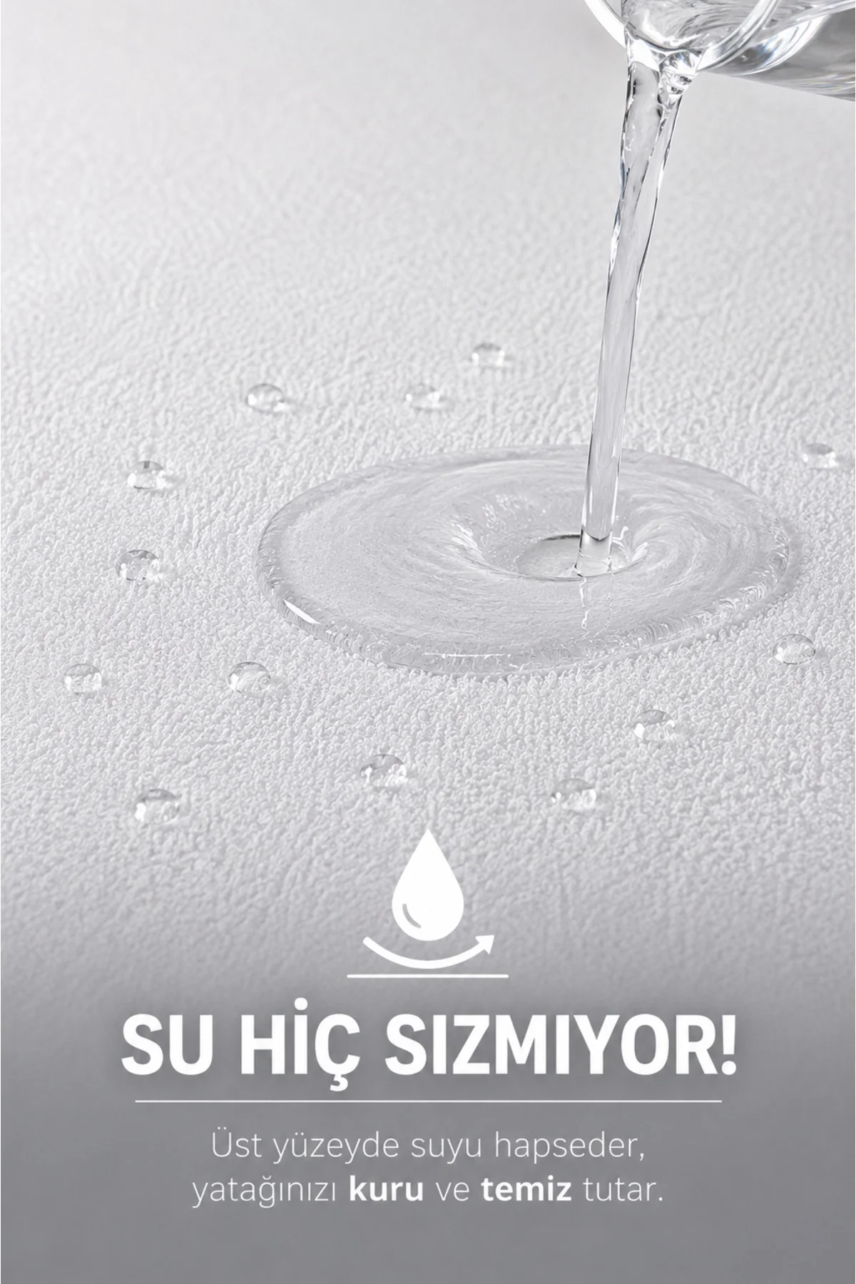 Bamboo Sleep Premium Bambu Kumaş Sıvı Geçirmez Fitted Alez – Nefes Alabilen Yatak Koruyucu