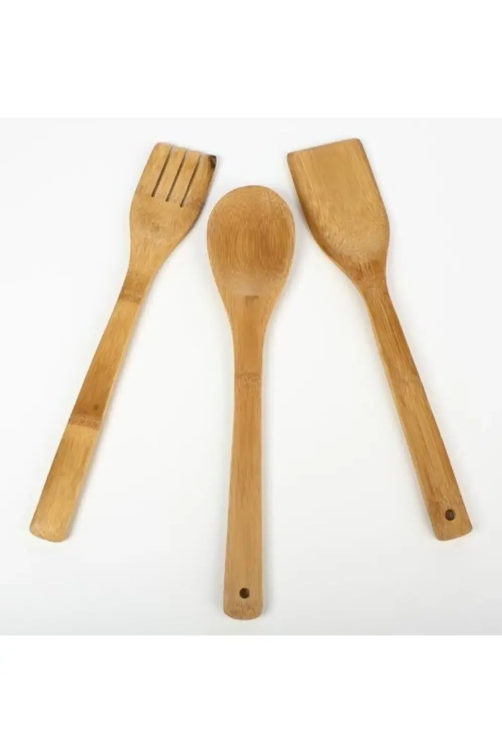 Bambu 3'lü Kaşık Seti