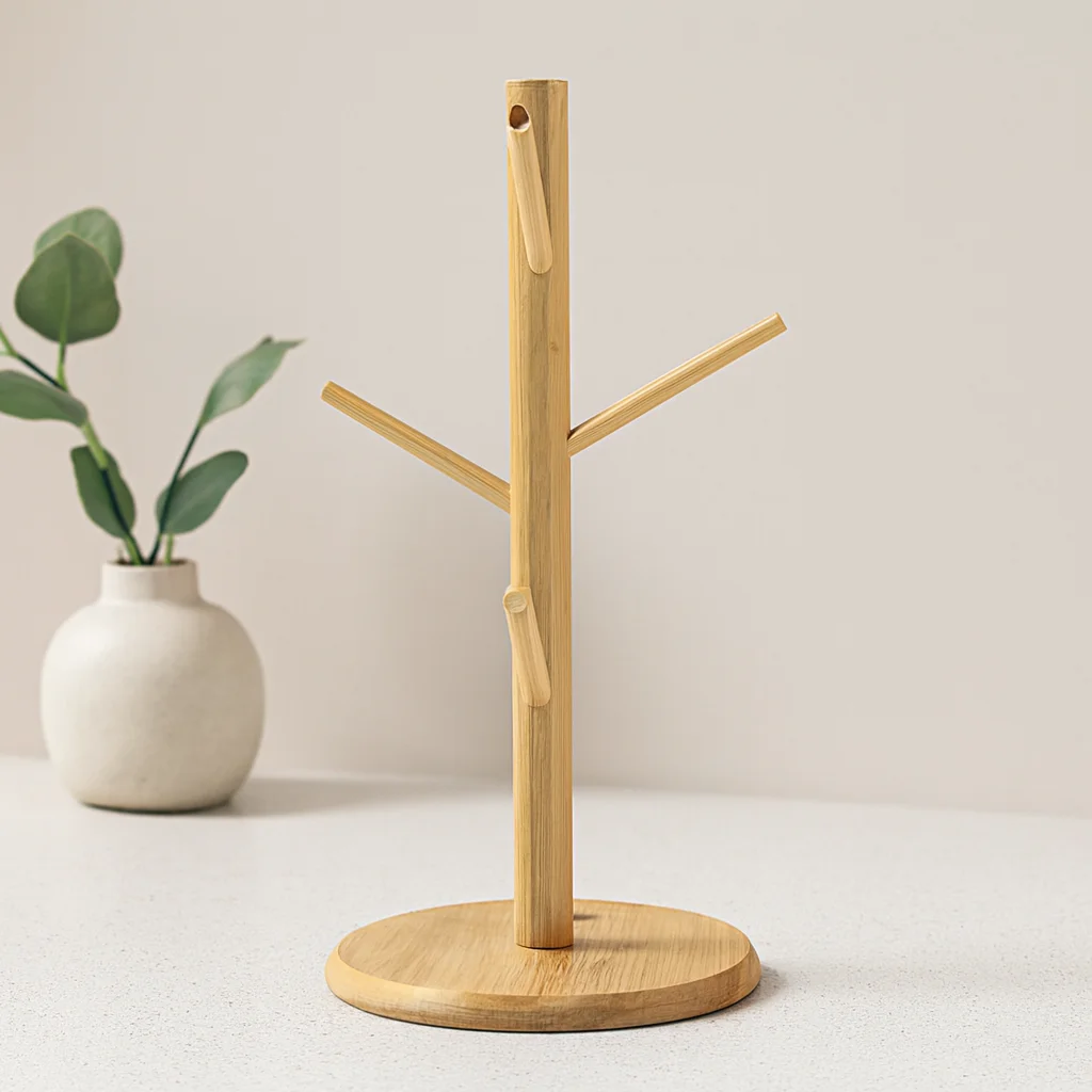 Bambu Ahşap Bardak ve Fincan Askısı 35x60 cm Fiyatı, Yorumları ve Özellikleri