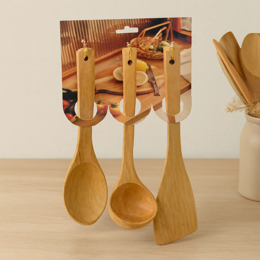 Bambu Ahşap Mutfak Servis Seti 3 Parça (27/27/32 cm) Fiyatı, Yorumları ve Özellikleri