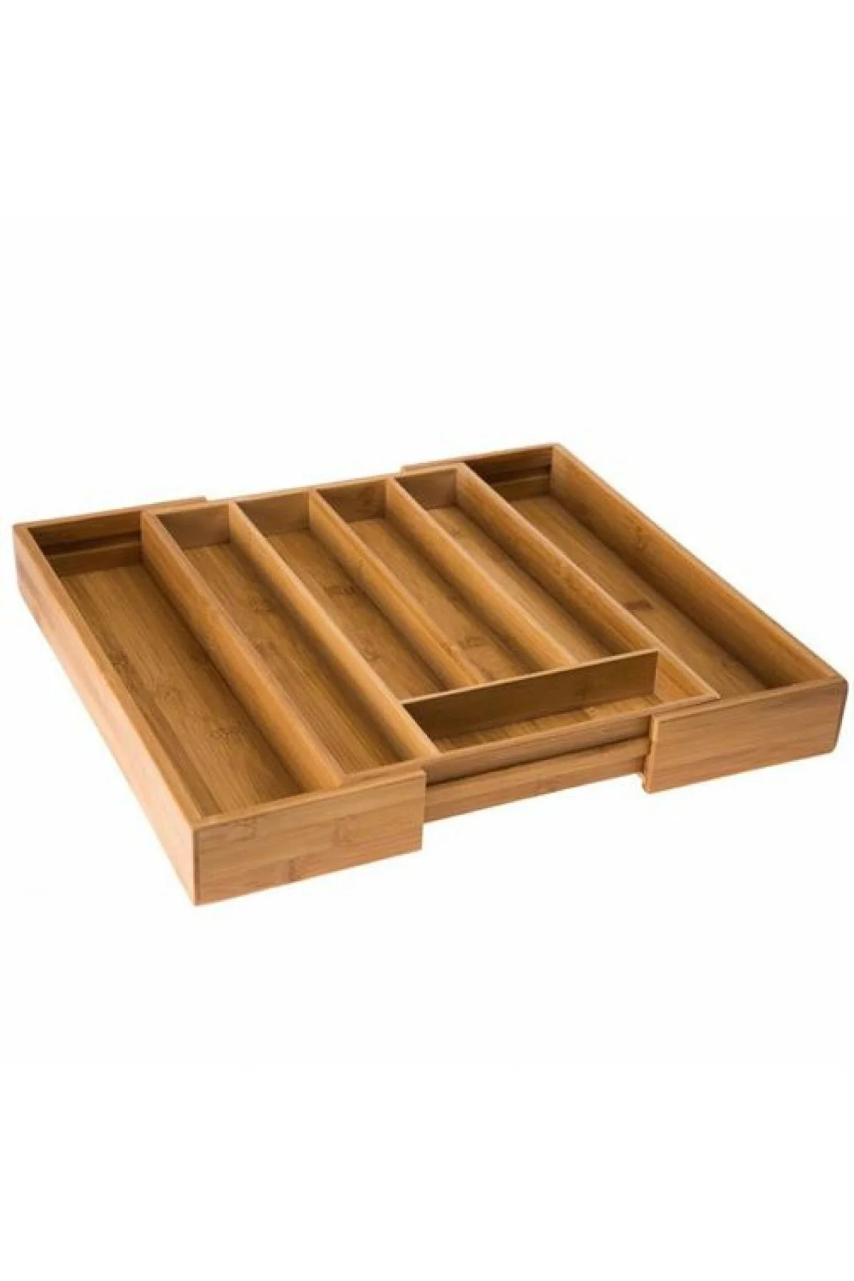 Bambu Ayarlanabilir Çekmece içi Kaşıklık & Çekmece İçi Organizer 
