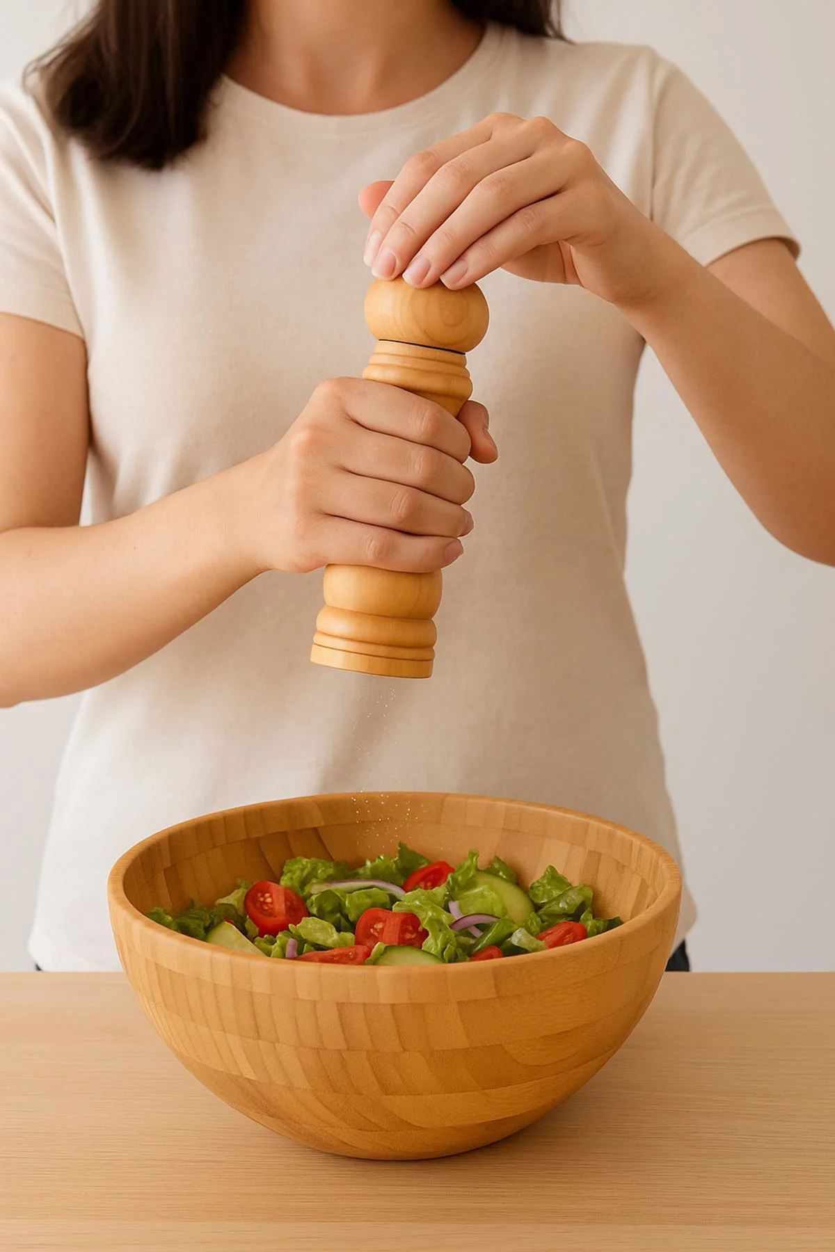 Bambu Baharat Değirmeni