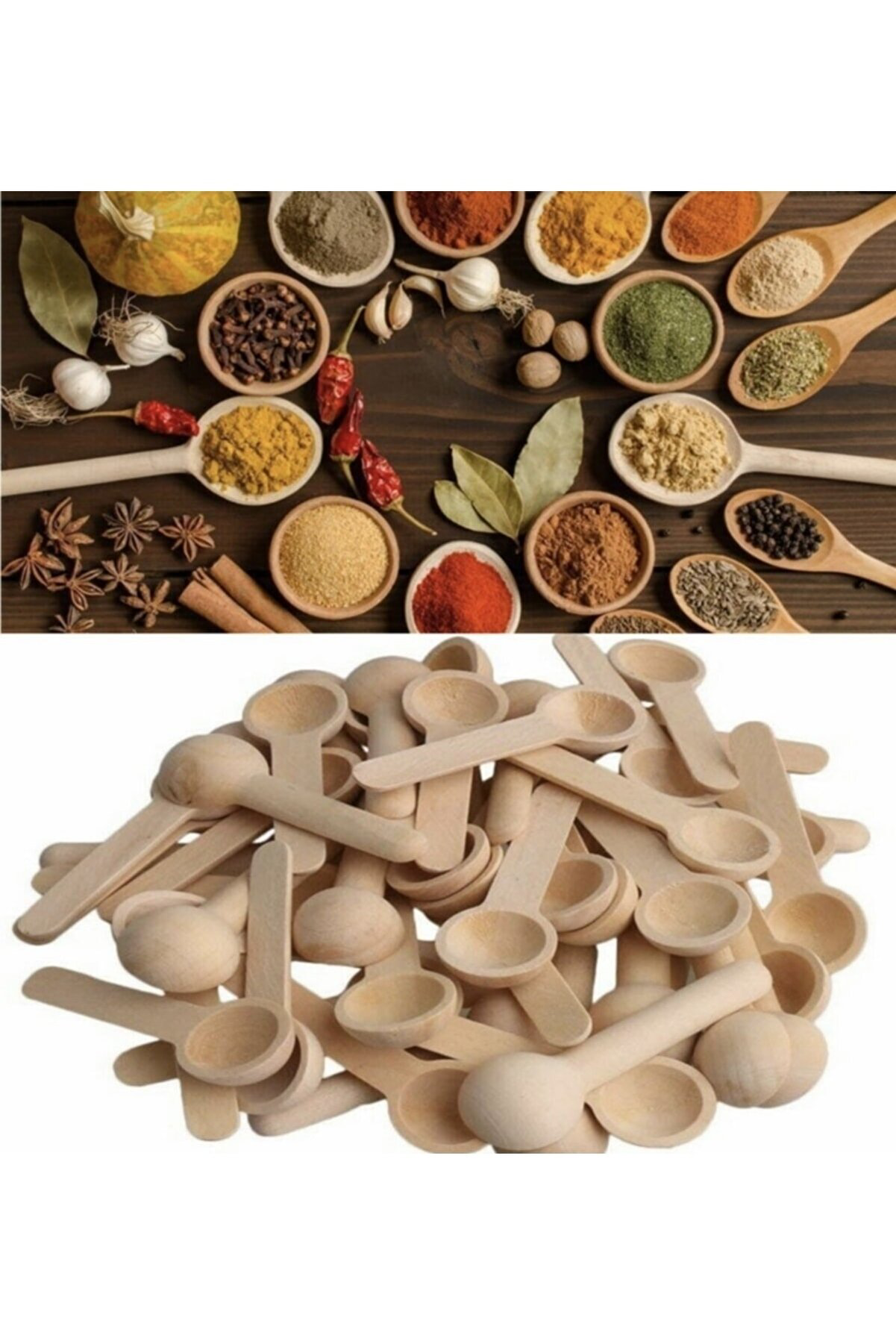 Just Cheap Store Bambu Baharat Ve Reçel Kaşiği 6 Adet