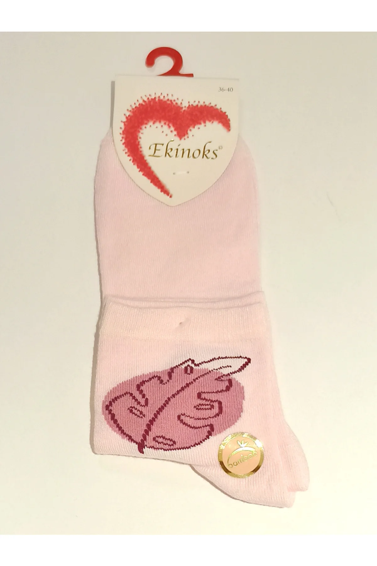 Bambu Bebek Pembesi Renk 36-40 Soket Kadın Çorap