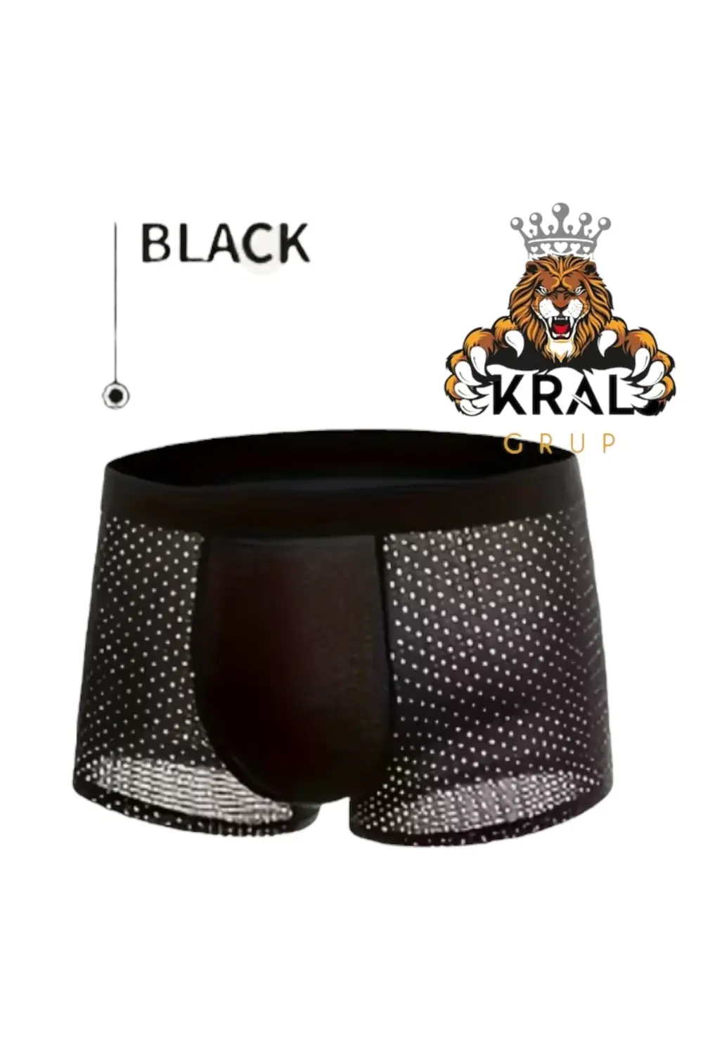 Bambu Boxer, Karışık Renk, Unisex İç Giyim, Siyah