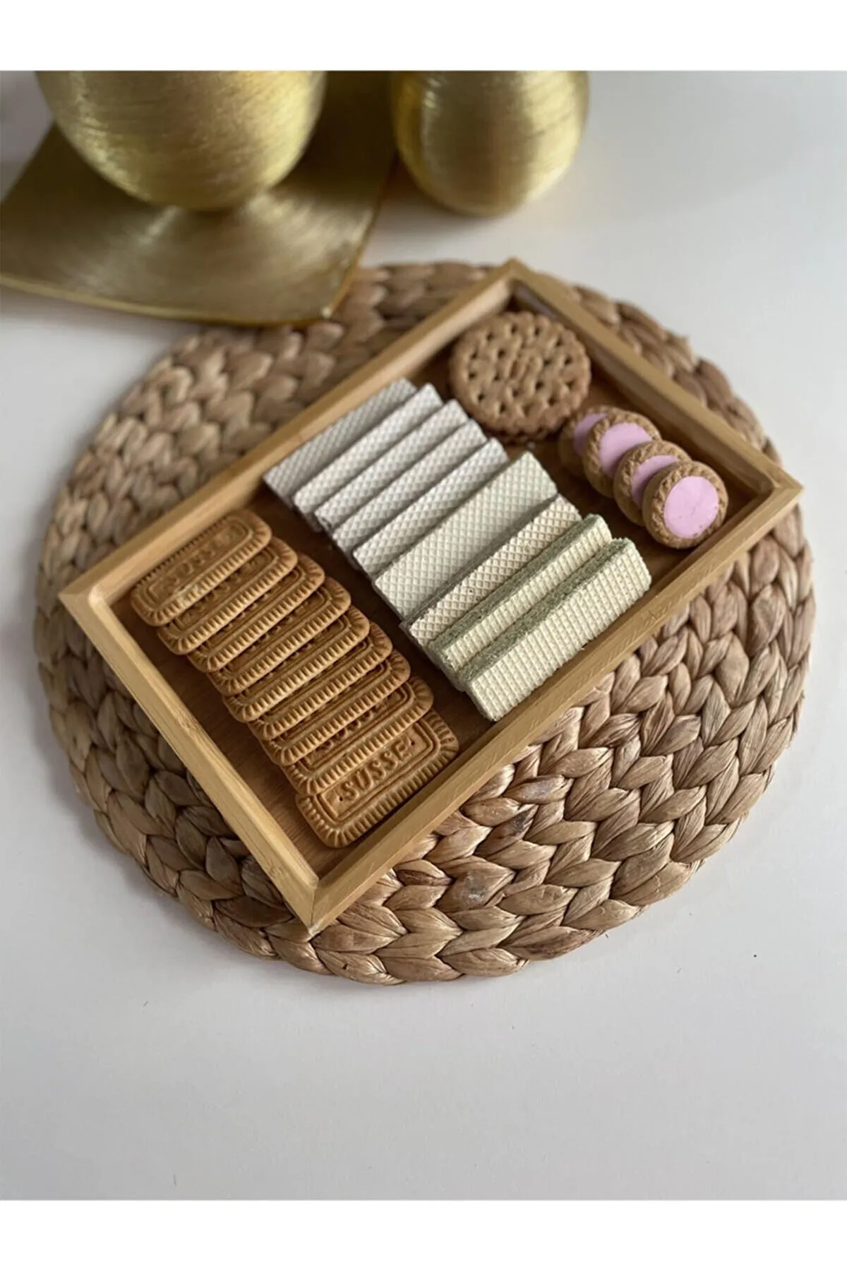 Just Cheap Store Bambu Çok Amaçli Düzenleyici Sunum Tepsisi (33 Cm X 22 Cm) 81287