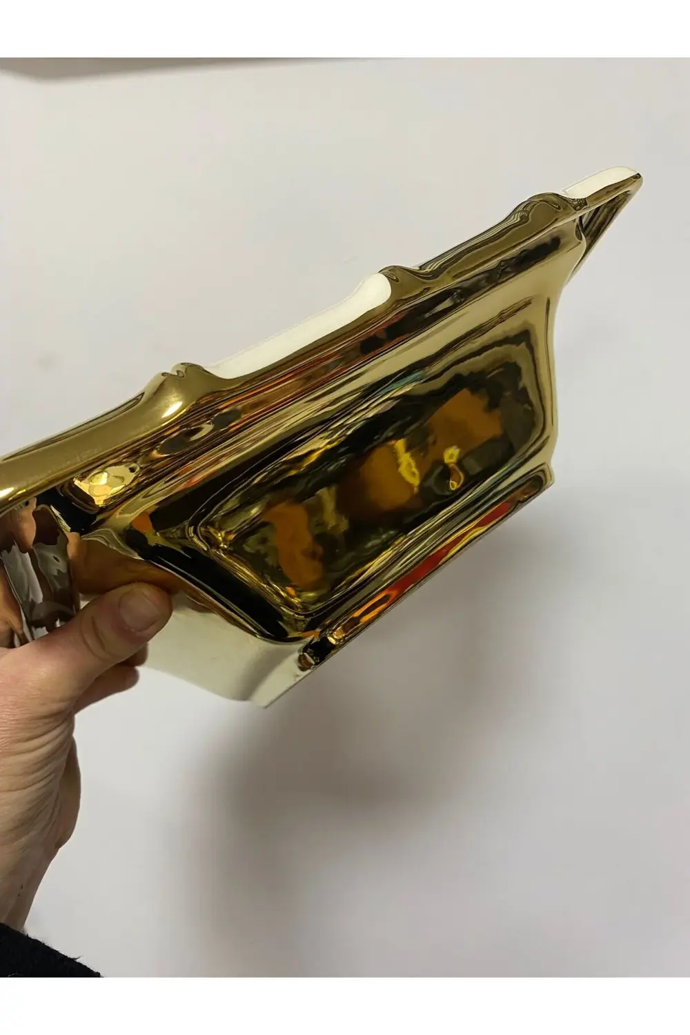 Bambu Desen Kare Derin Sunum Tabağı