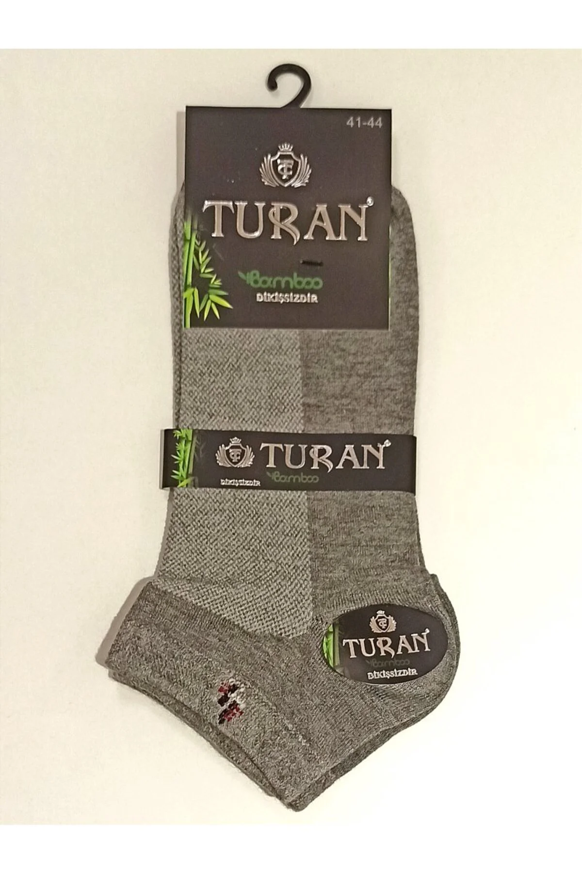 Bambu Dikişsiz Gri Renk 41-44 Bilek Çorap