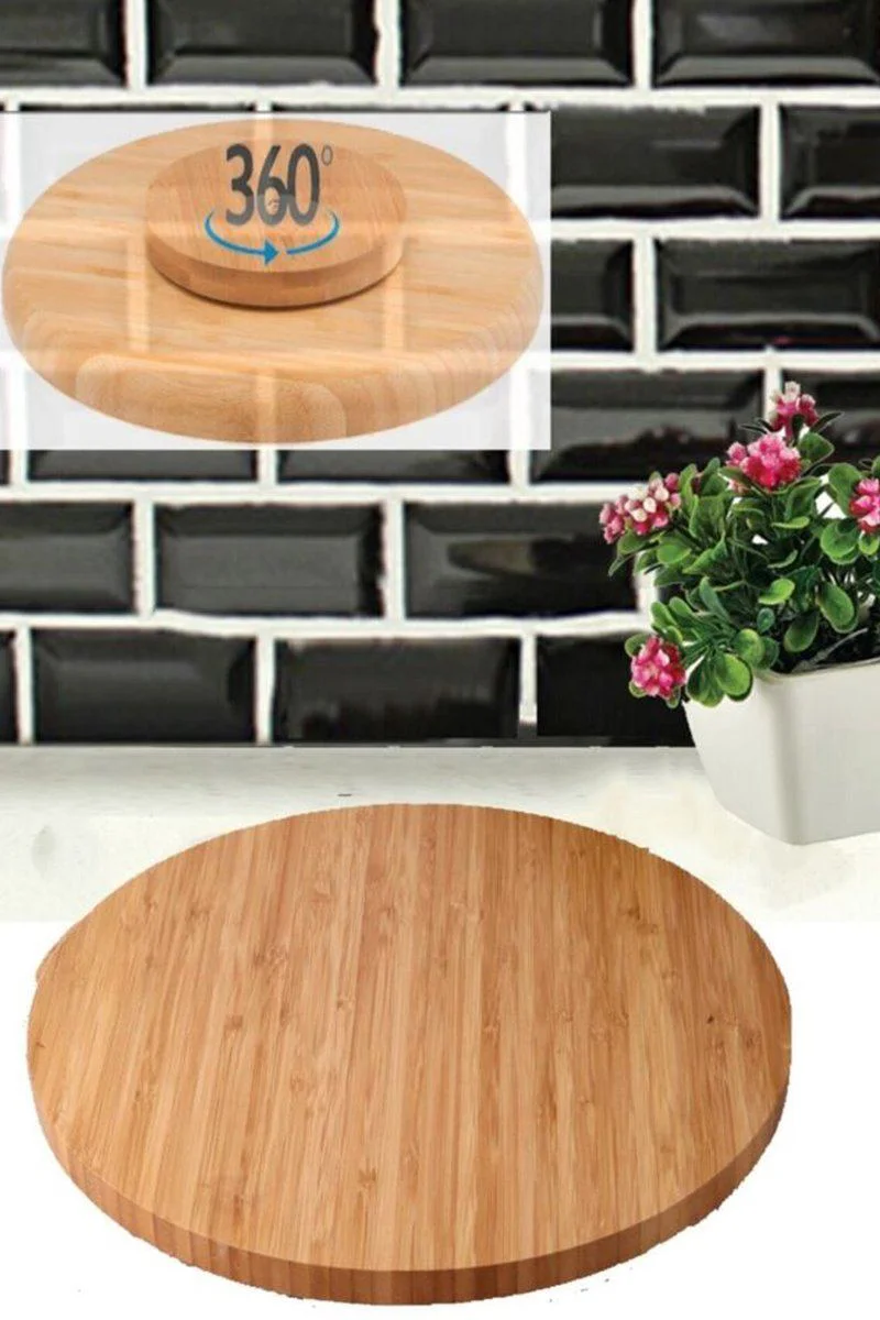 Bambu Döner Standlı Sunum Tabağı 30 cm – Lüks Servis Tabağı Fiyatı, Yorumları ve Özellikleri