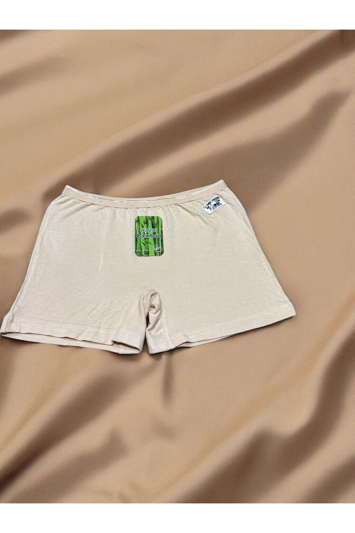 Özten Bambu Esnek İz Belli Etmeyen Yumuşak Doku Kadın Boxer