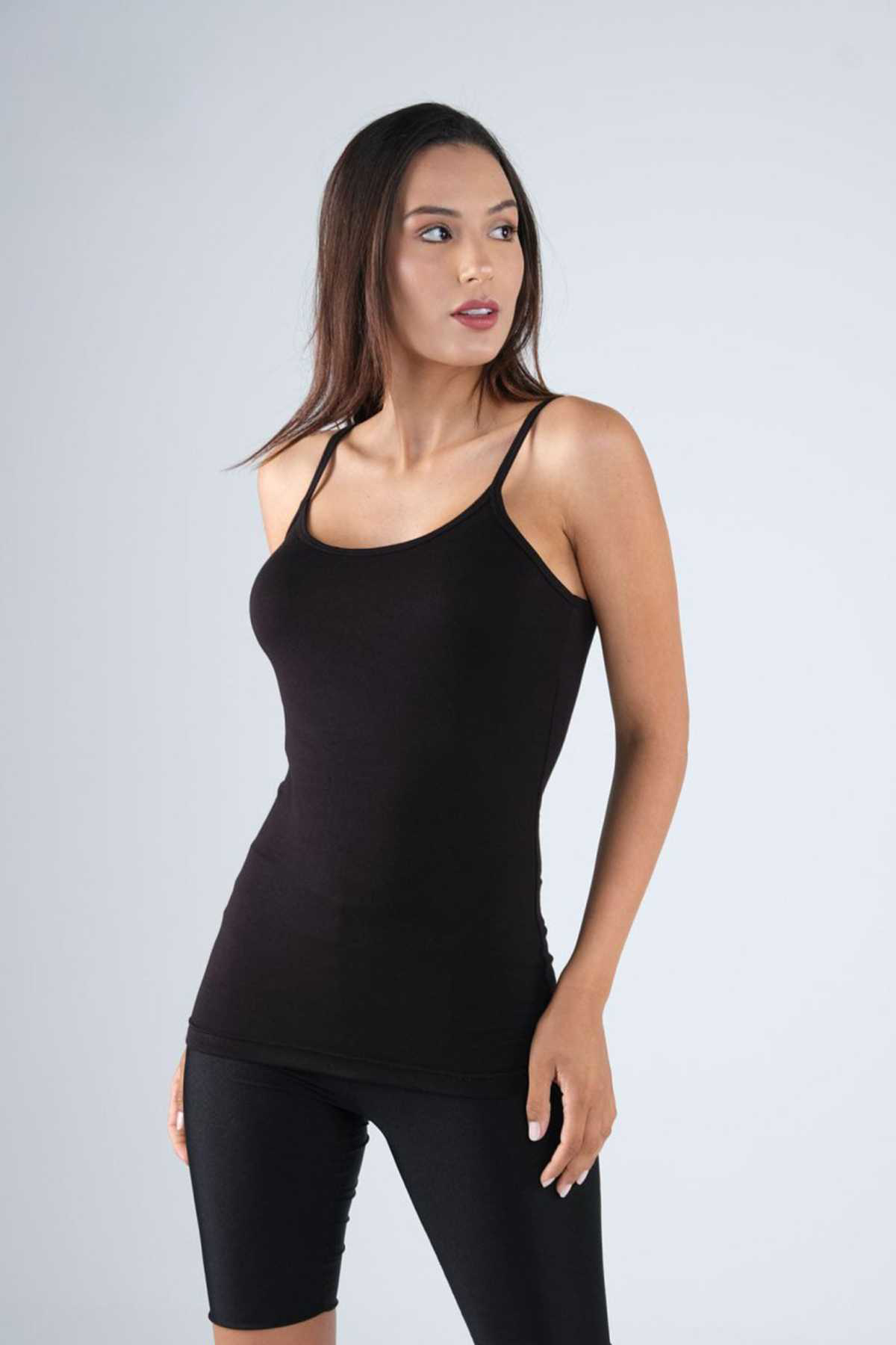 Just Cheap Store Bambu Kadin Askili Atlet Siyah