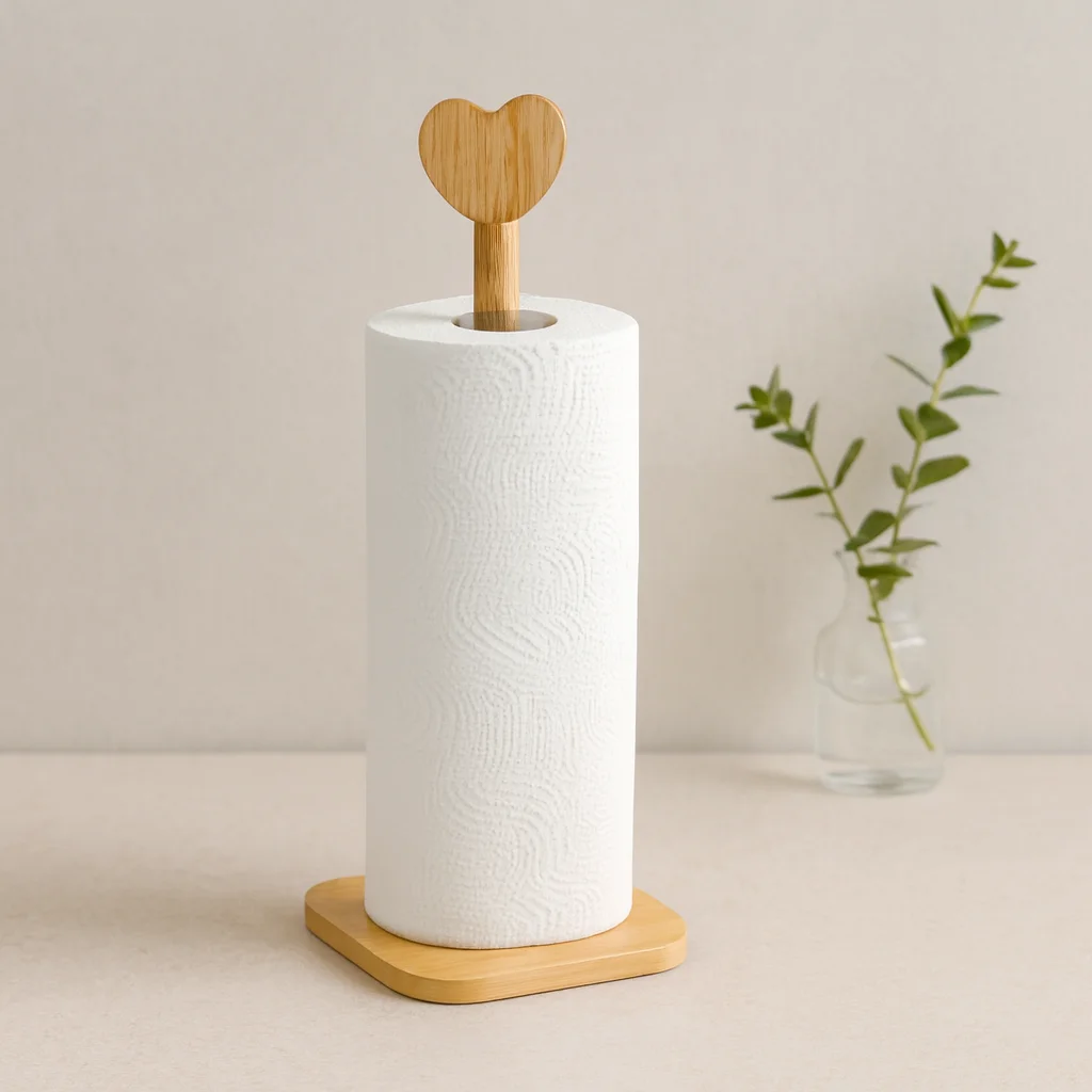 Bambu Kağıt Havluluk 12x12 cm Kalp Başlı Sap 28.5 cm Fiyatı, Yorumları ve Özellikleri
