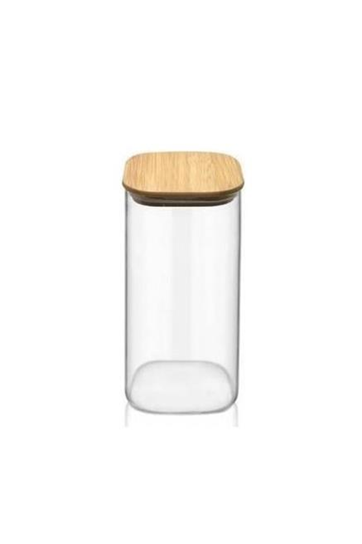 Just Cheap Store Bambu Kapakli Cam Kavanoz 65X90 Kvn31