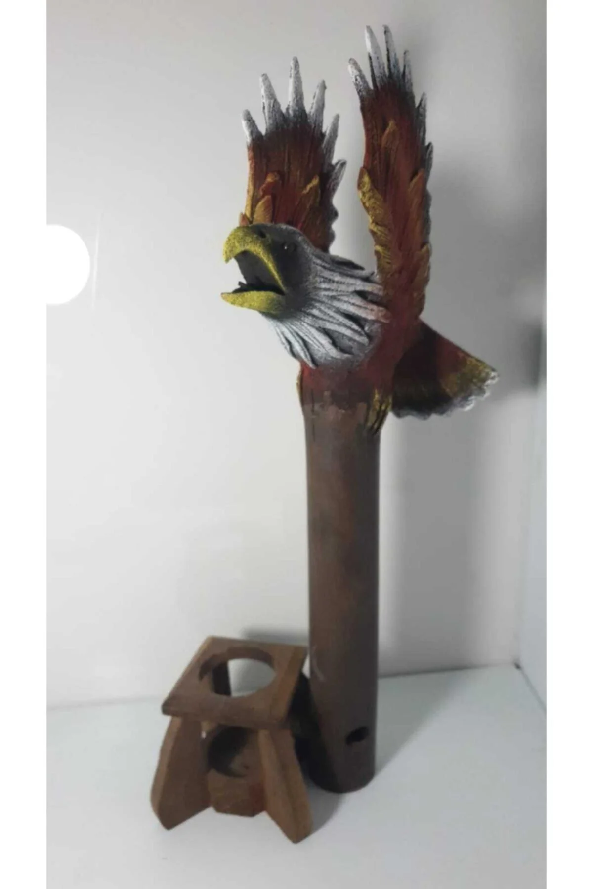 Bambu Kartal Figürlü Tütsülük