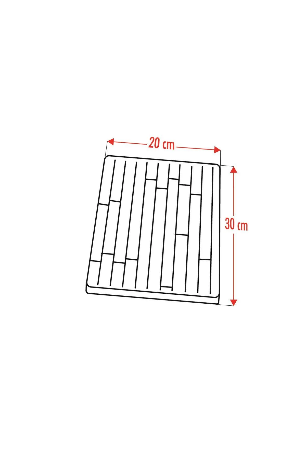 Bambu Kesme Tahtası Sunum Tahtası 20x30 - Görsel 3