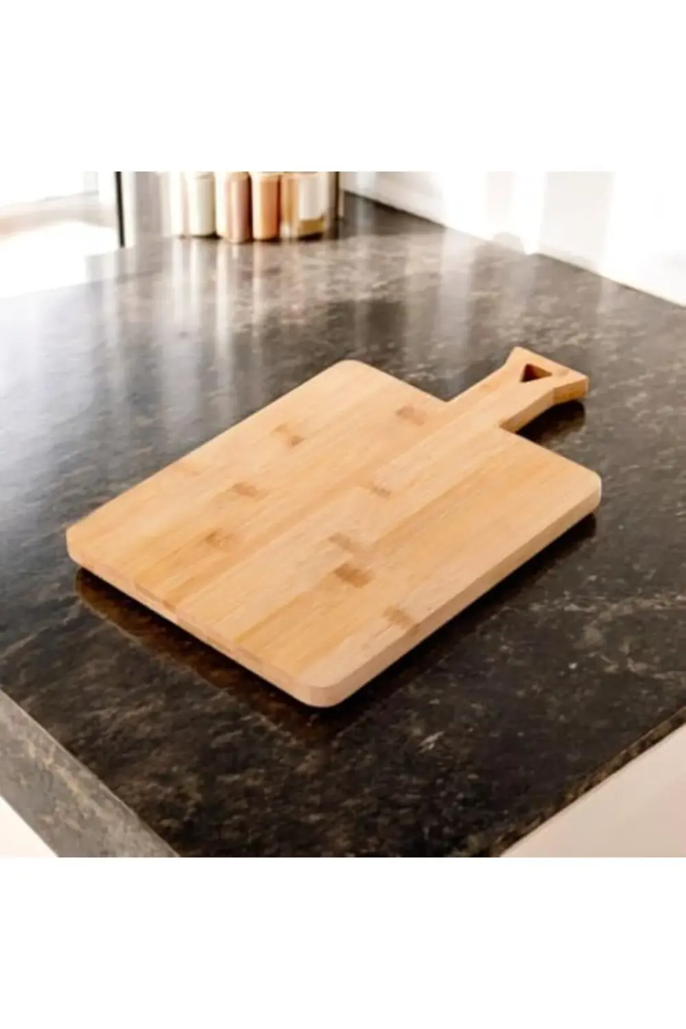 Bambu Kesme Tahtası Antibakteriel Yıkanabilir Doğrama Tahtası Dik