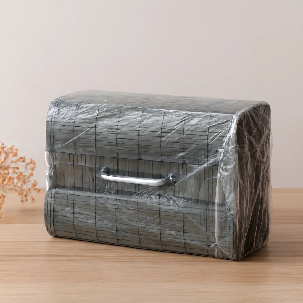 Bambu Kirli Çamaşır Sepeti 35x50 cm - Yuvarlak Kapaklı Gri Bambu Kirli Çamaşır Sepeti 35x50 cm - Yuvarlak Kapaklı Gri