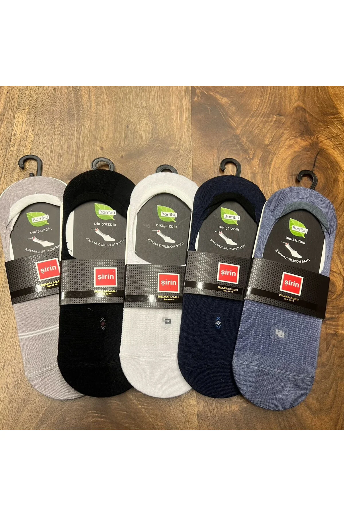 BAMBU KUMAŞ BABET SİLİKONLU DİKİŞSİZ ERKEK ÇORAP (12 ADET) 40-44