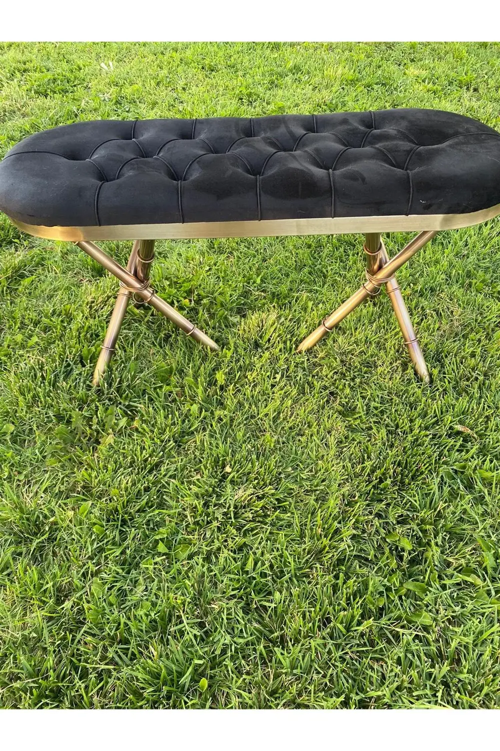 Bambu Metal Ayak Tasarımlı Bench