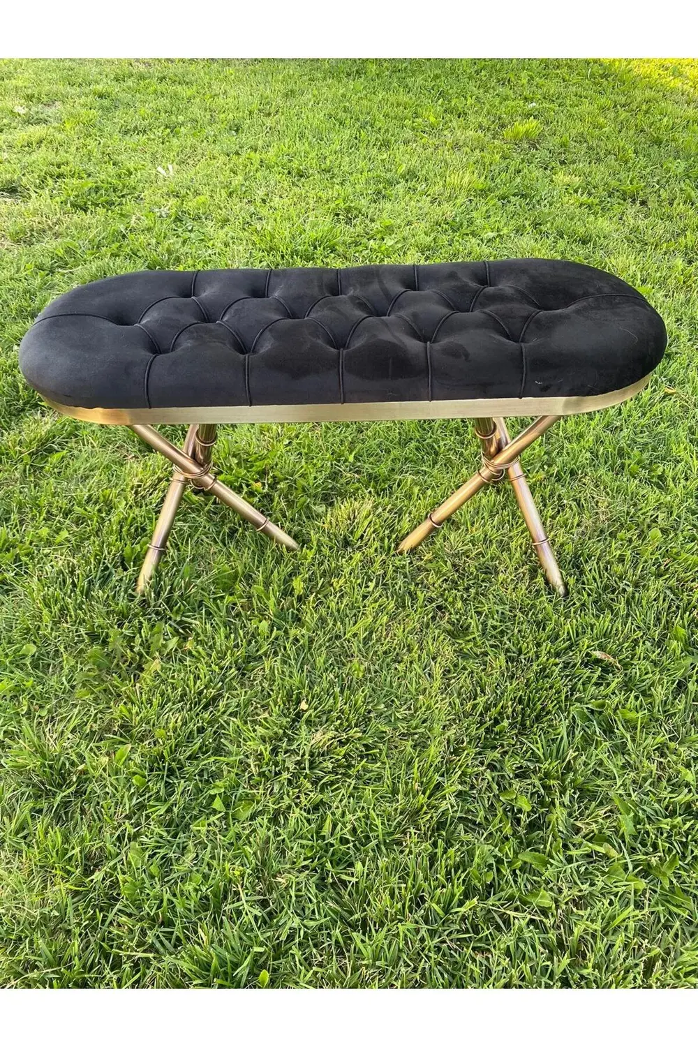 Bambu Metal Ayak Tasarımlı Bench