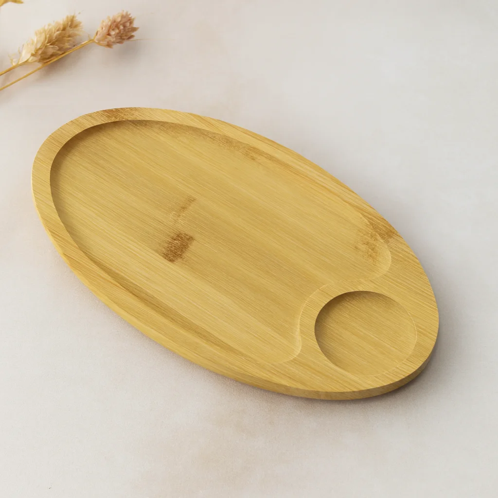 Bambu Oval 2 Bölmeli Mini Servis Tepsisi 25x14x1.4 cm Fiyatı, Yorumları ve Özellikleri