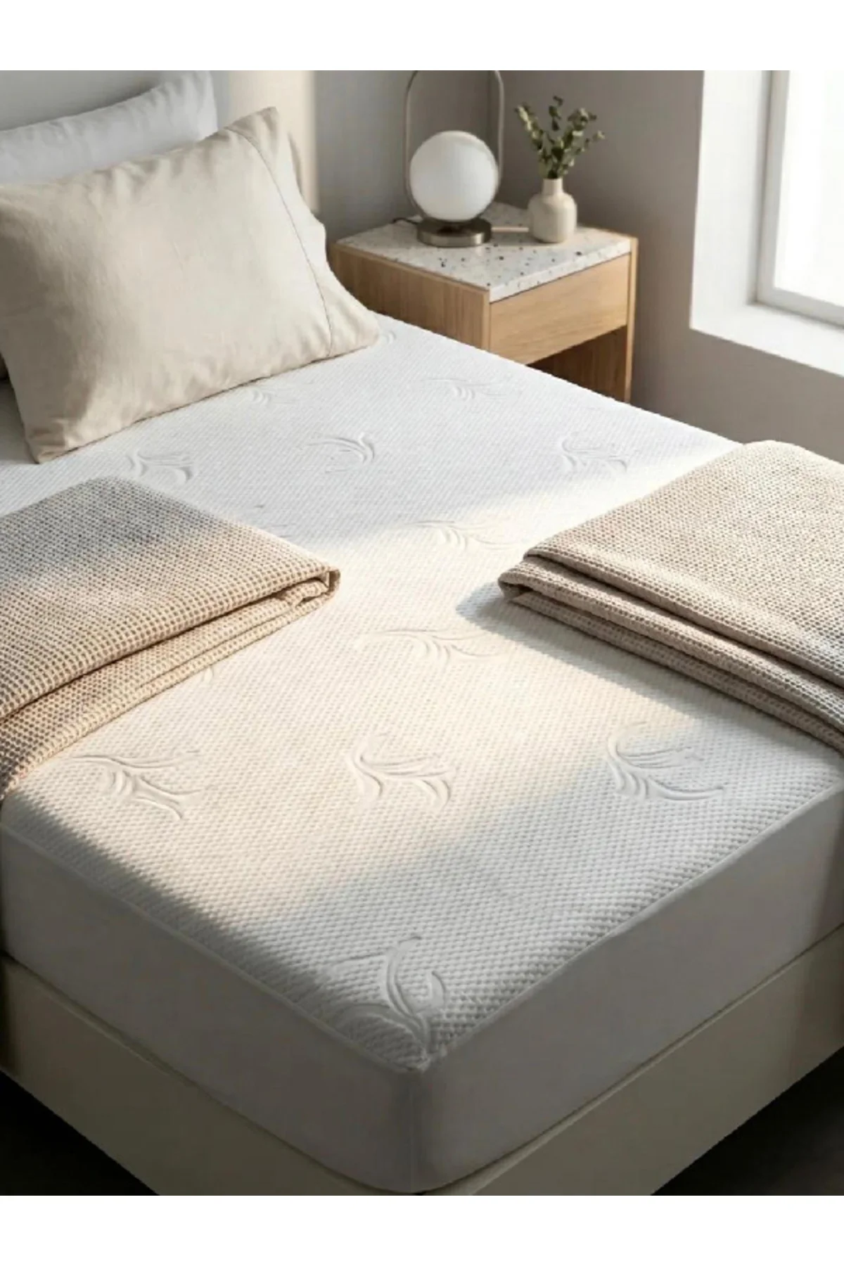 Bambu Premium Sıvı Geçirmez Fitted Alez | %100 Bambu Ultra Sessiz