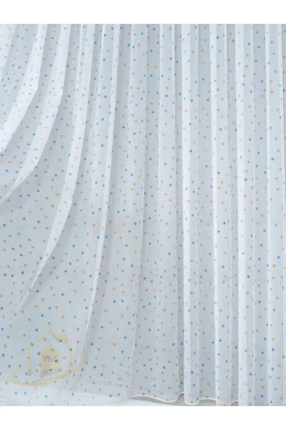 Bambu Rovina Puantiyeli Bebek-Çocuk Odası ve Mutfak Renkli Modern