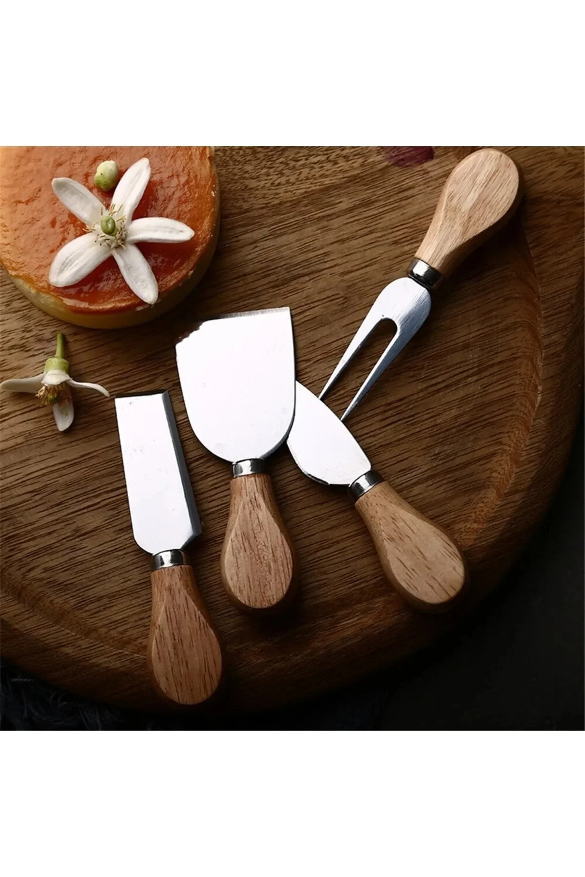 Bambu Saplı 4 Parça Peynir Ve Tereyağı Kahvaltı Seti – Şık Ve Day