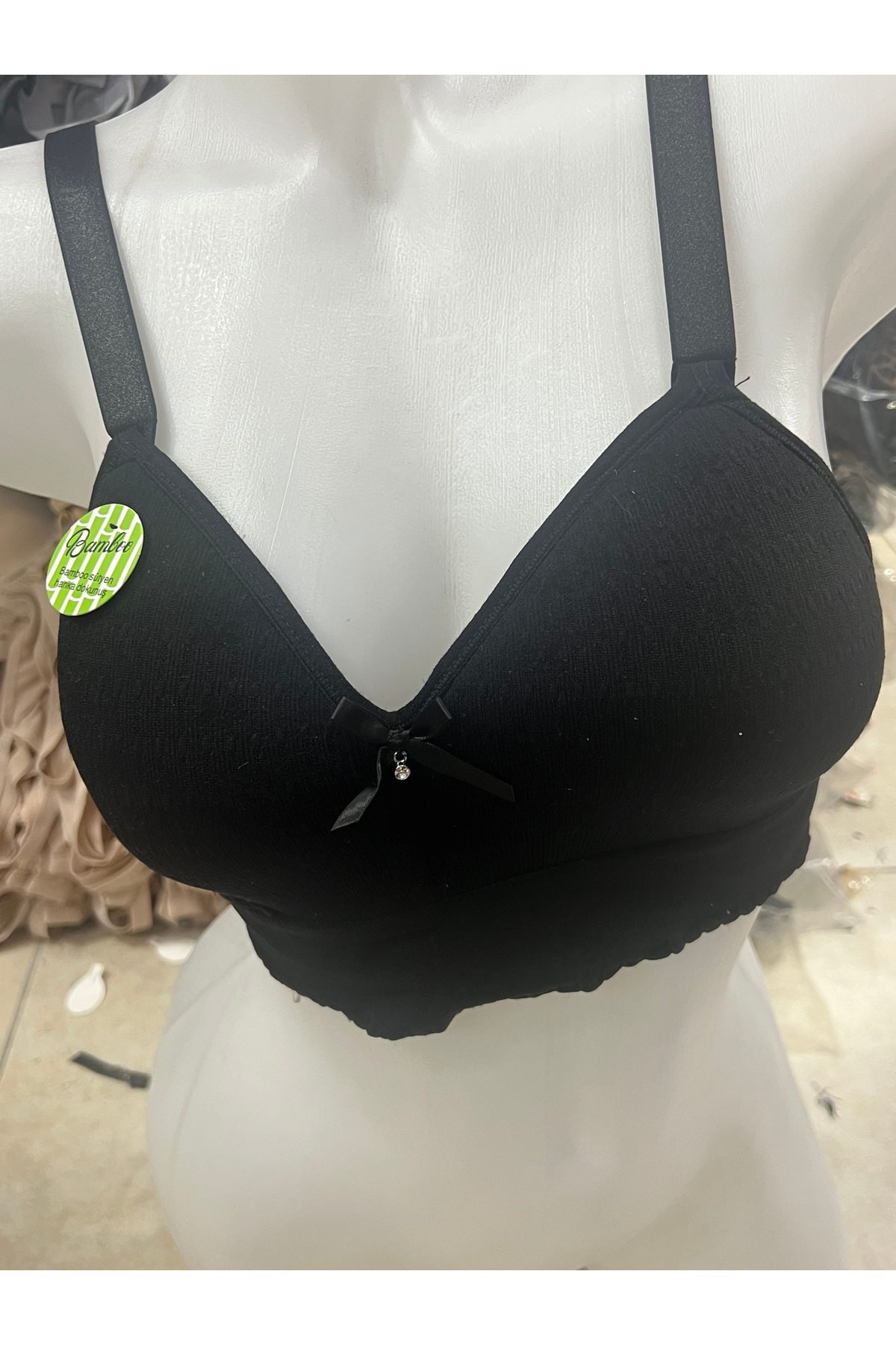 Bambu süngerli telsiz toparlayıcı sütyen