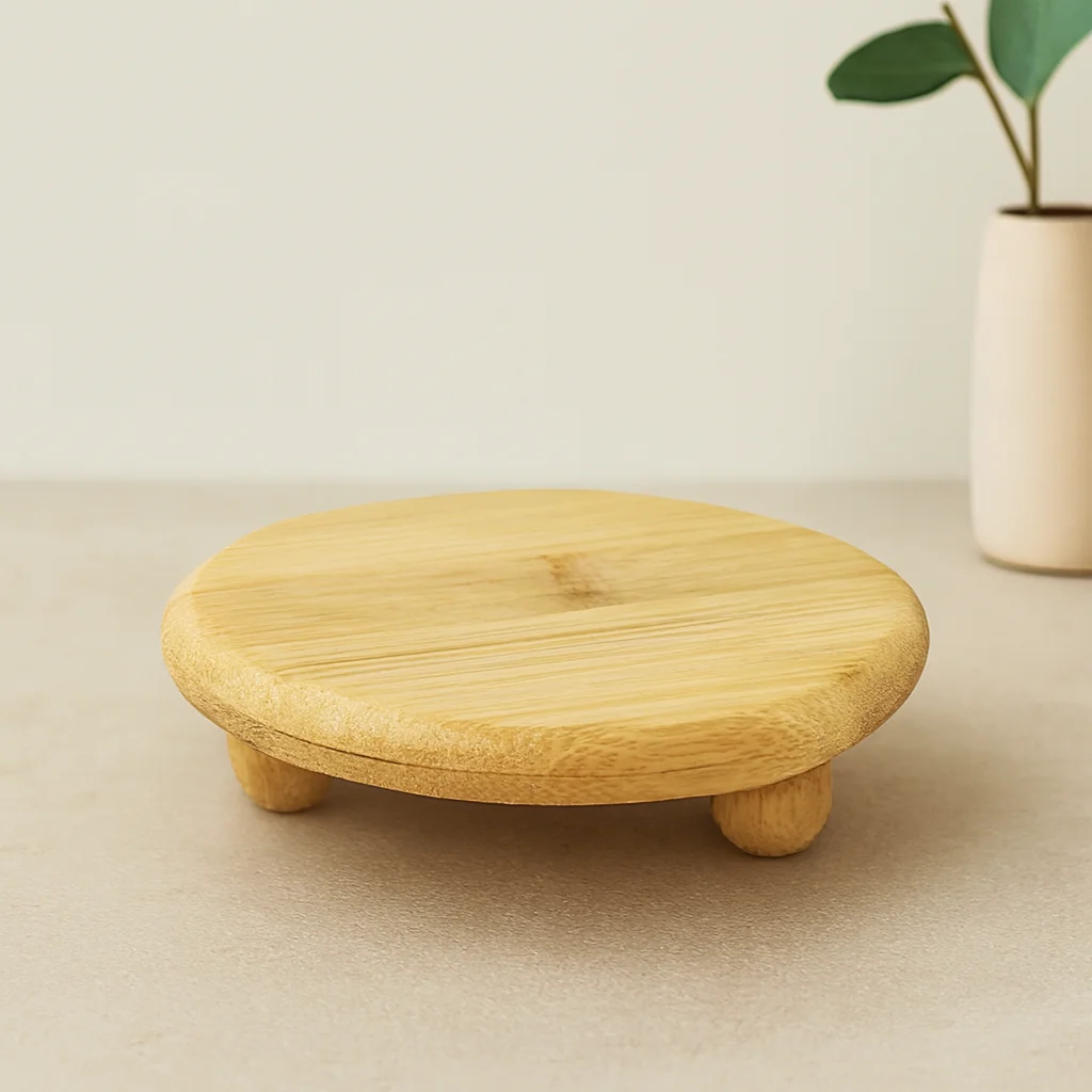 Bambu Sunum Tabağı Ayaklı 11x11 cm Fiyatı, Yorumları ve Özellikleri