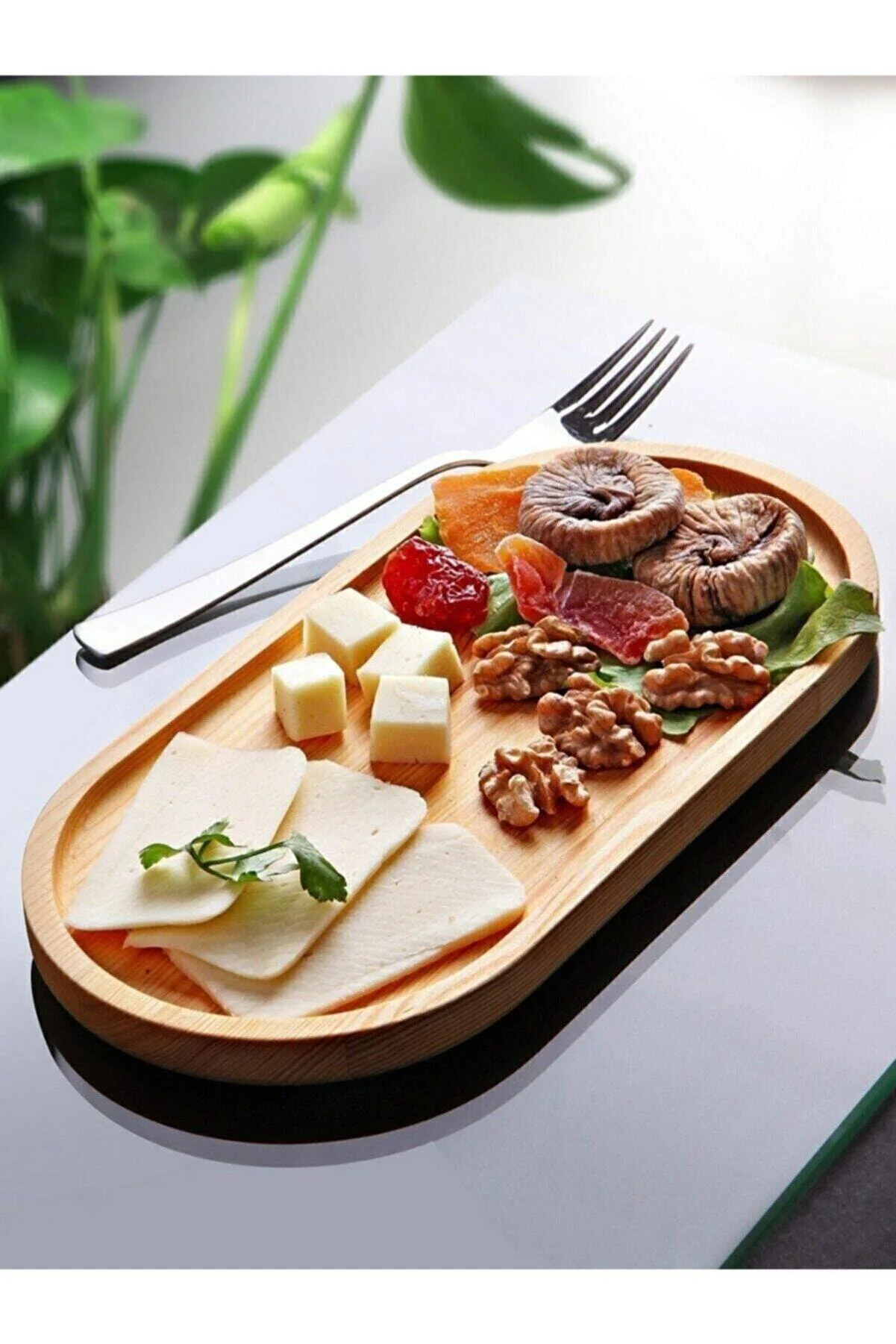 Bambu Sunum Tabağı & Yağdanlık Altı 26 CM – Şık Mutfak Aksesuarı