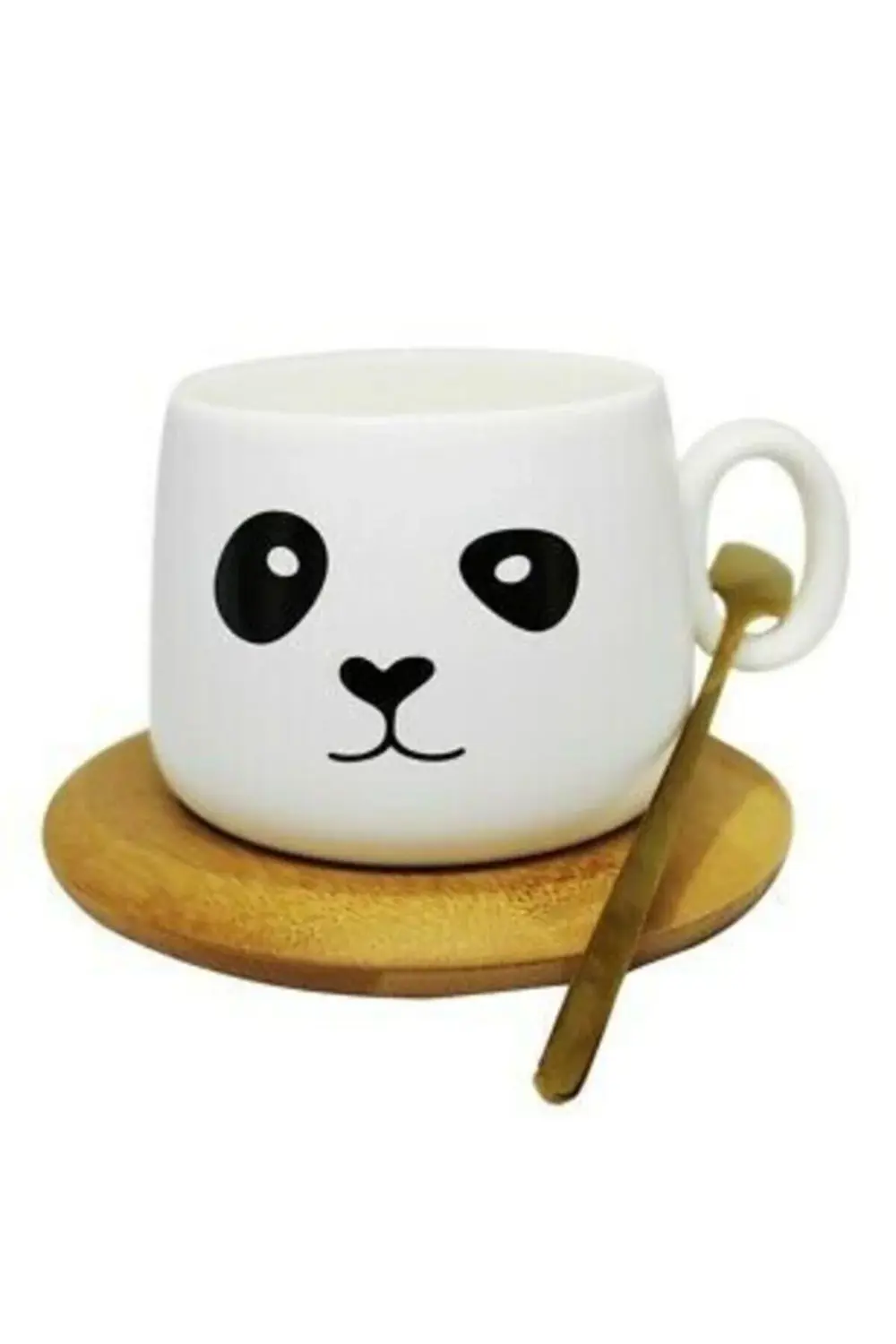 Bambu Tabaklı Panda Kupa