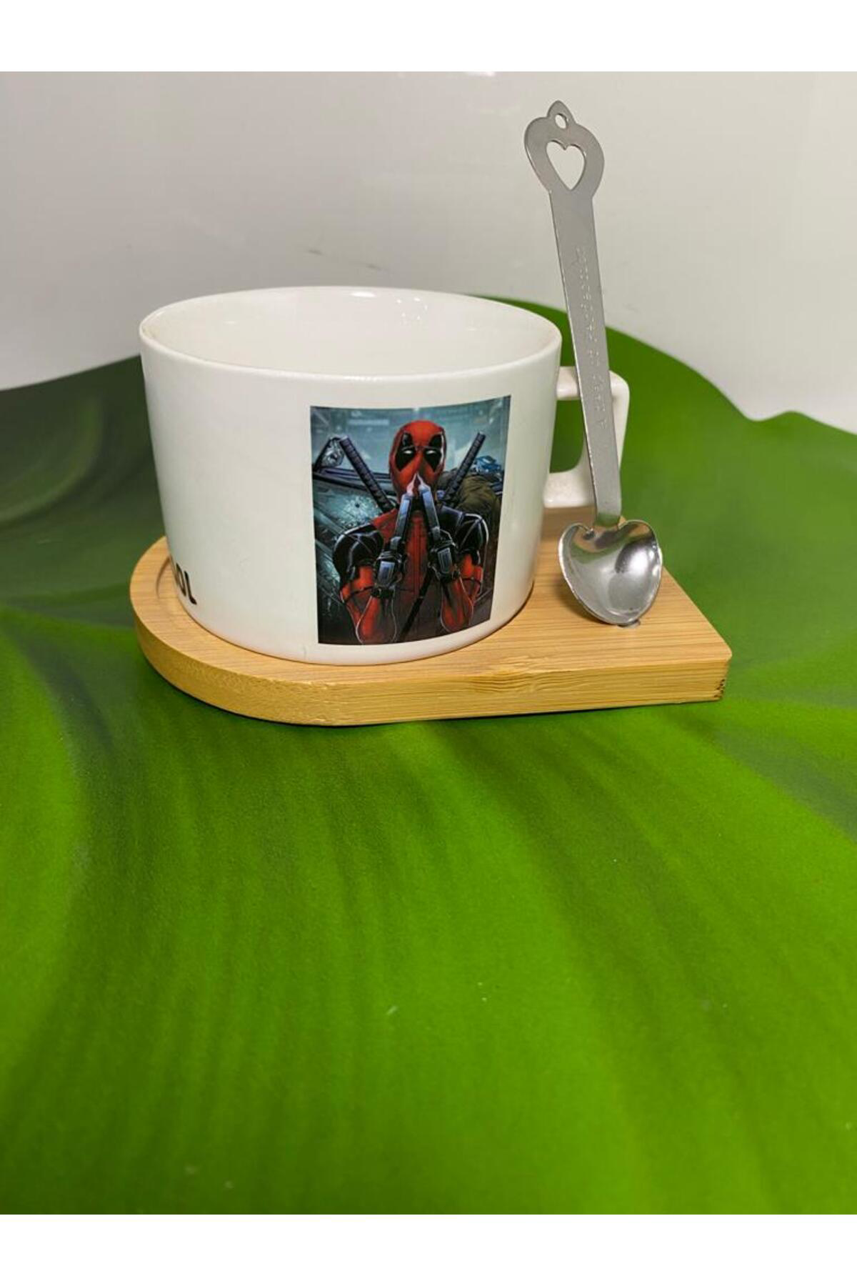 Bambu Tabaklı Spaydrmen Kaşıklı Kupa