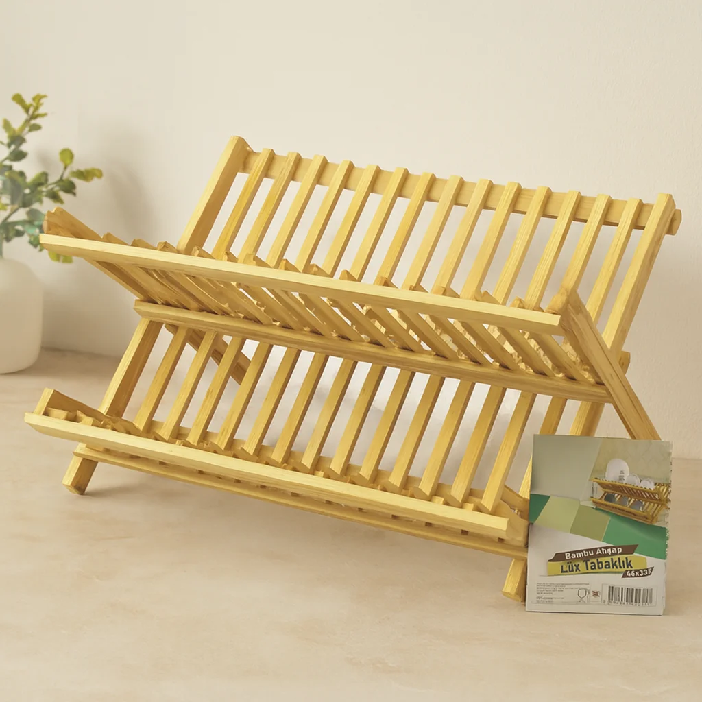 Bambu Tezgah Üstü Bulaşıklık ve Tabaklık 46x33 cm Fiyatı, Yorumları ve Özellikleri