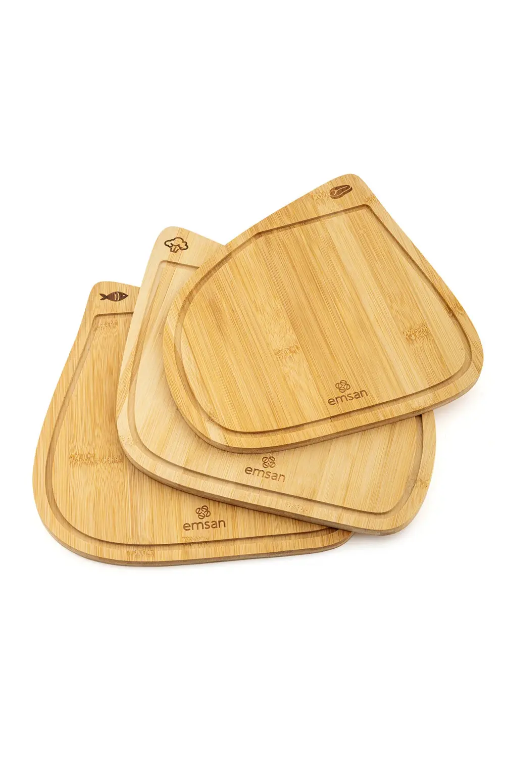 Bambu Threeline 3'lü Kesme Tahtası