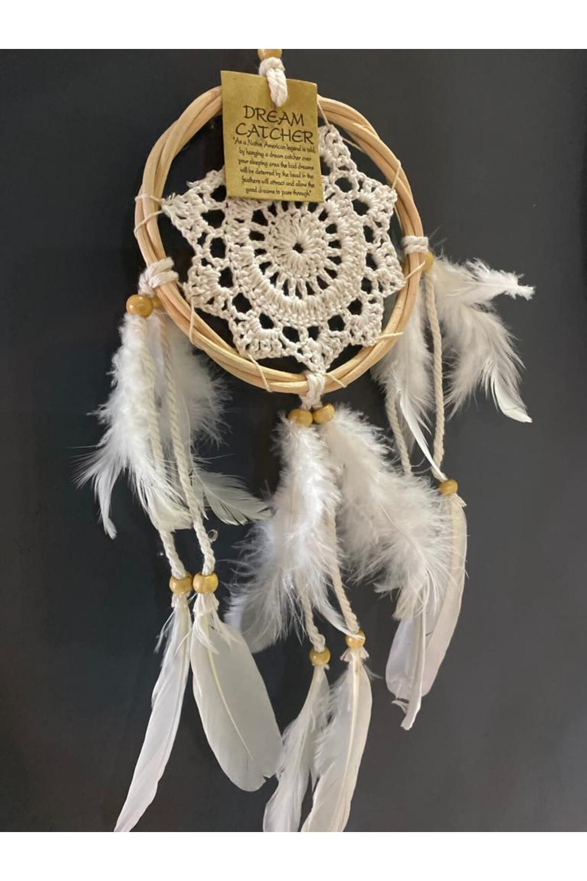 Elif Aksesuar Bambulu Dream Catcher Düş Kapanı 12X45cm