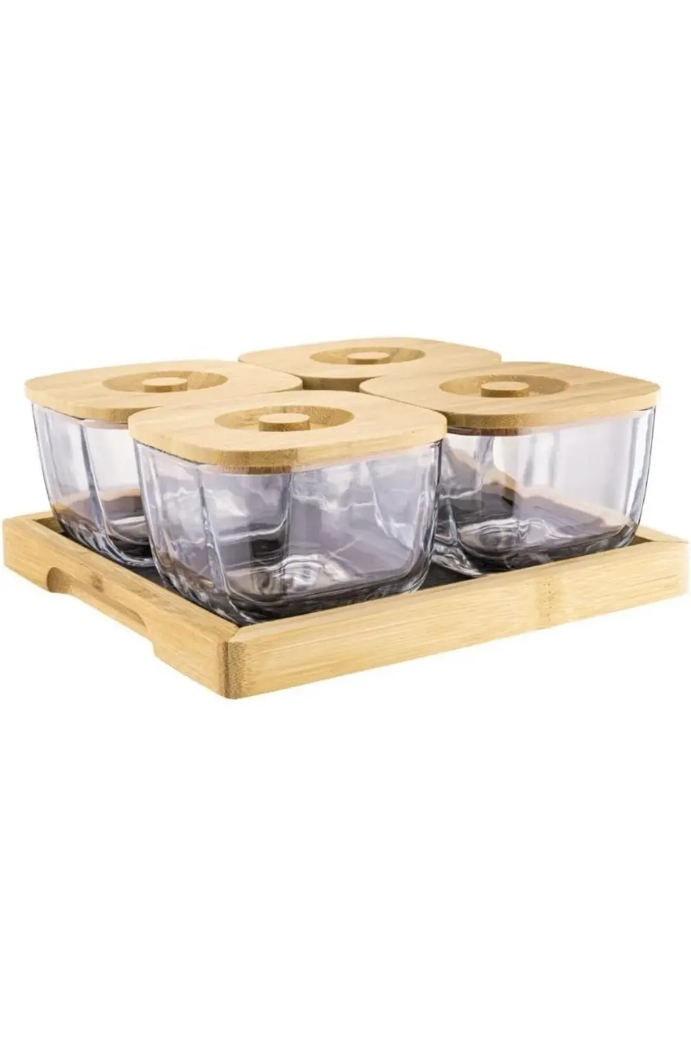 Bambum Krosna - 9 Parça Cam Kahvaltılık 395519