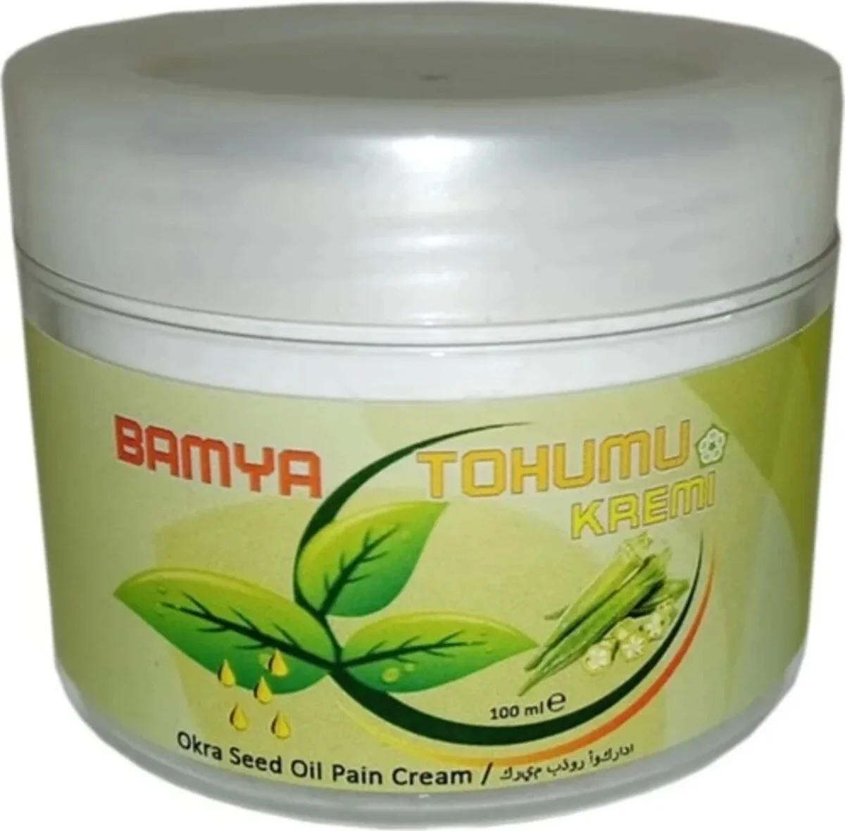 Bamya Tohumu Kremi 100 ml – Doğal Cilt Bakımı İçin Etkili Çözüm