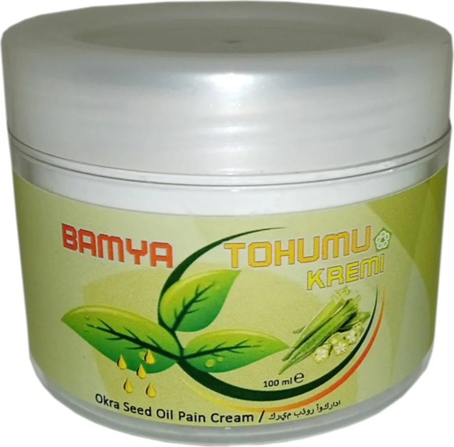 Bamya Tohumu Kremi – Doğal Ağrı Kesici Krem 100 ml
