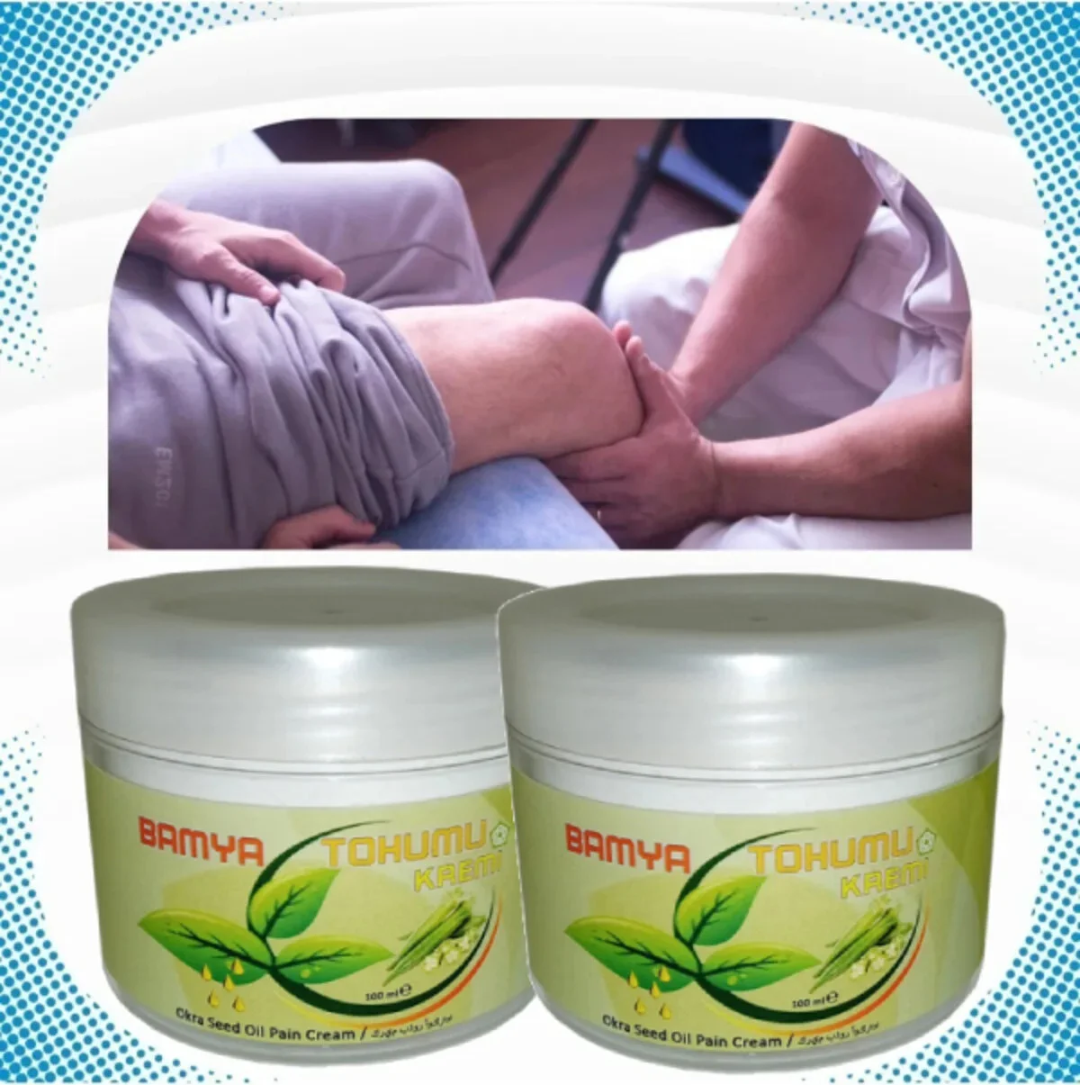 Bamya Tohumu Yağlı Mesaj Kremi 100 ml – Cildi Besleyen Nemlendirici Krem
