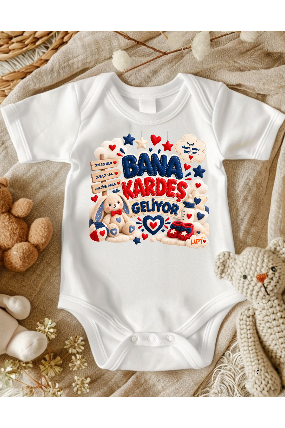 Bana Kardeş Geliyor Yazılı Bebek Zıbın Fiyatı, Yorumları ve Özellikleri