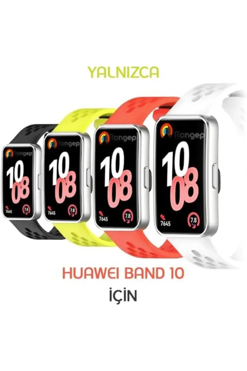 Band 10-9-8 ile Uyumlu Delikli Tasarım Air Loop Silikon Kordon Ma