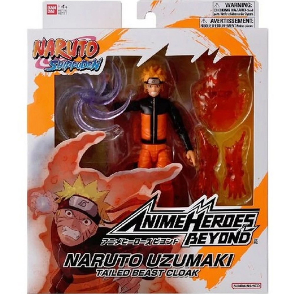 Bandai Naruto Anime Heroes Naruto Uzumaki Figür ve Aksesuar Seti 