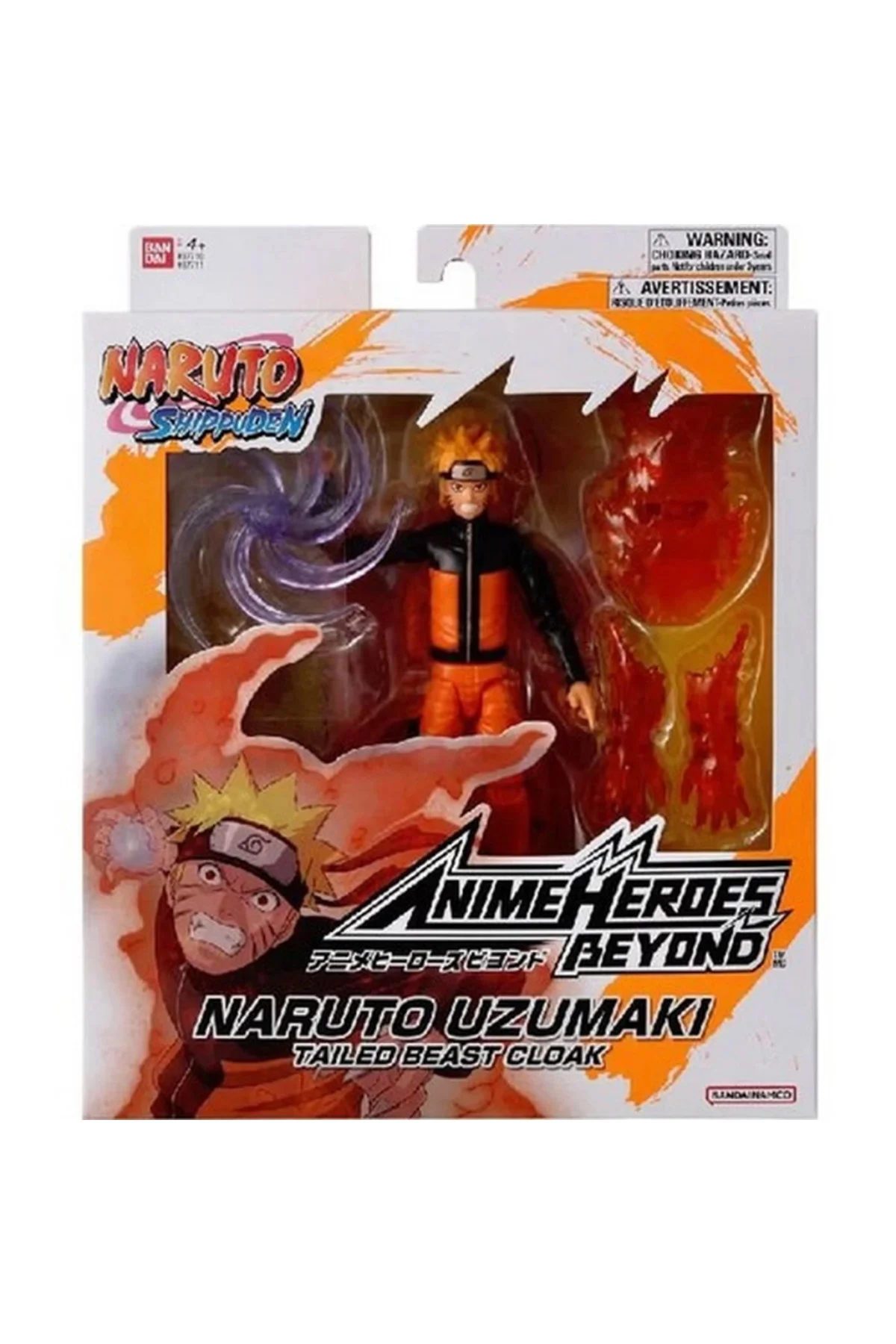 Bandai Naruto Anime Heroes Naruto Uzumaki Figür ve ANessiWorldesuar Seti 16 cm