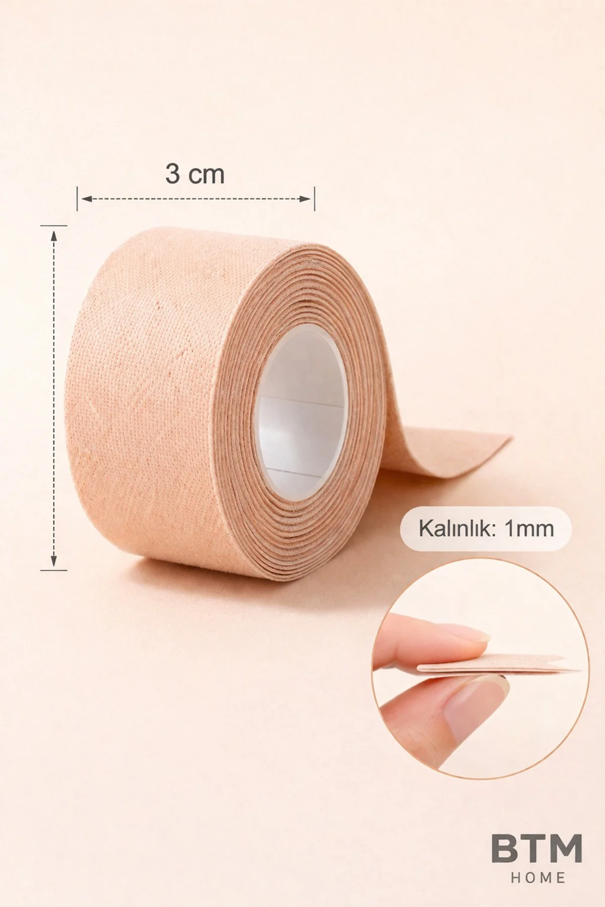 Bandı 3 Cm Güçlü Yapışkanlı Göğüs Kaldırma Bandı Dekolte Sütyen B