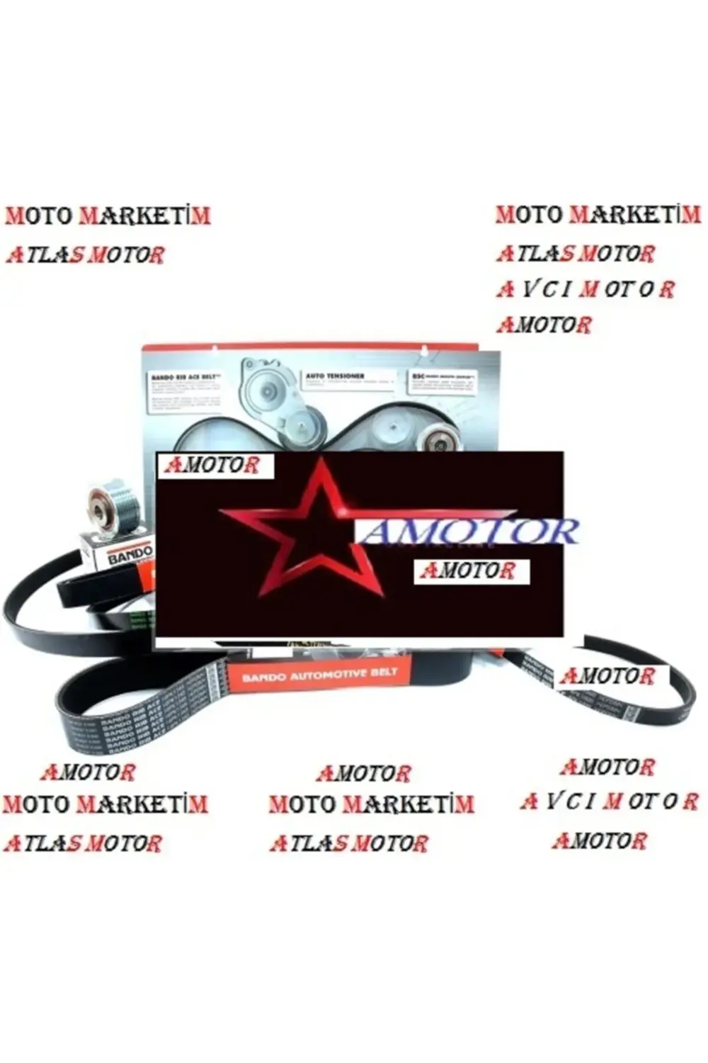 Bando S19 004 Motosiklet Kayışı