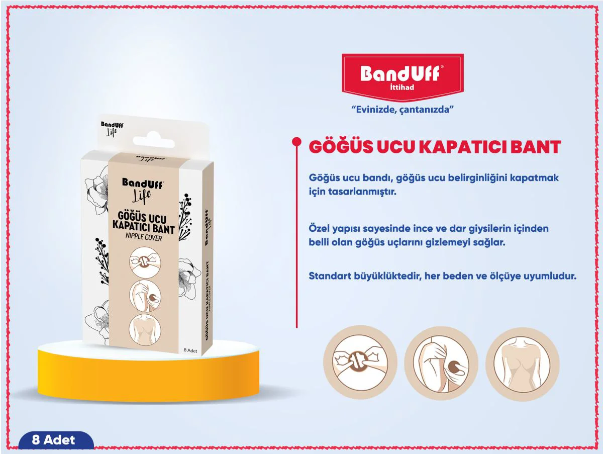 Banduff Göğüs Ucu Gizleme Bandı Fiyatı, Yorumları ve Özellikleri
