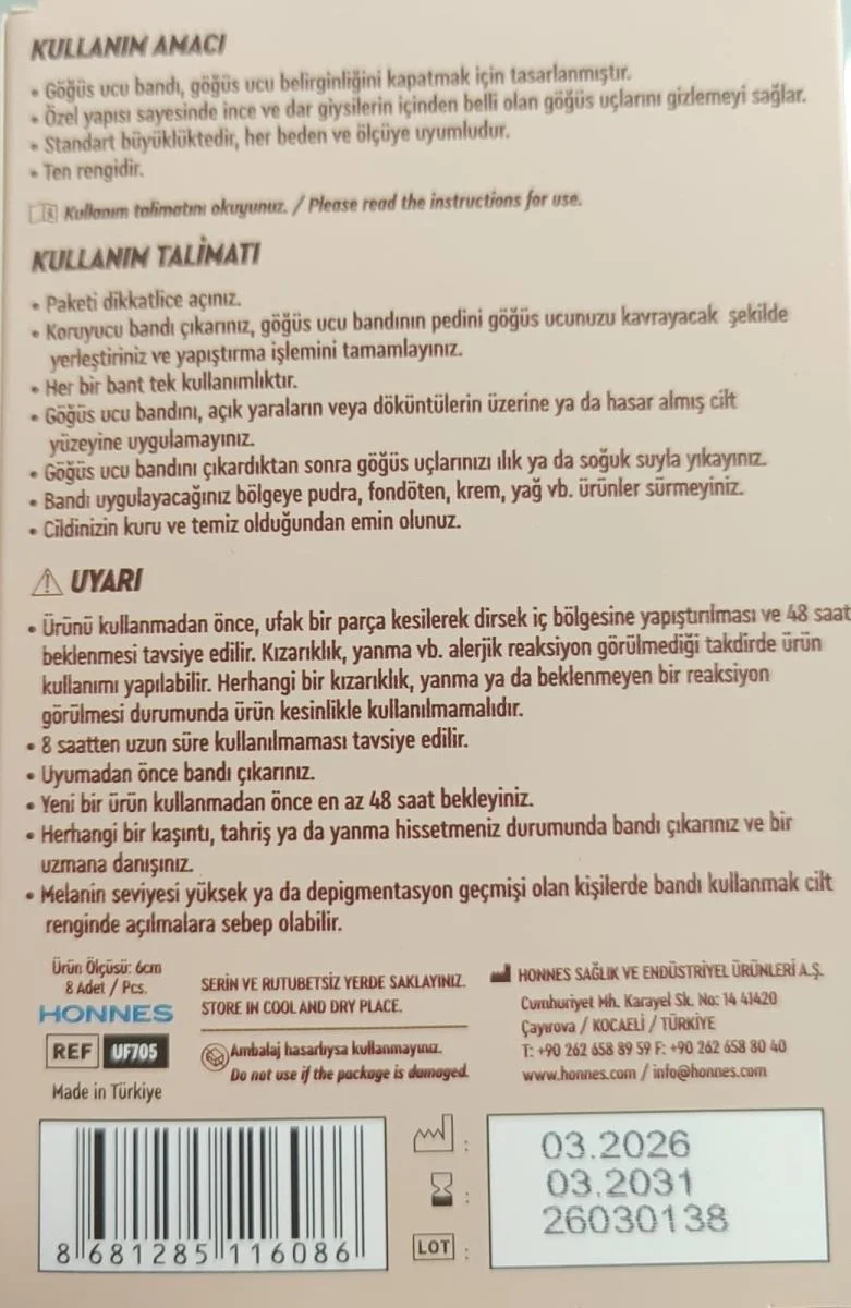 Banduff Göğüs Ucu Gizleme Bandı Fiyatı, Yorumları ve Özellikleri